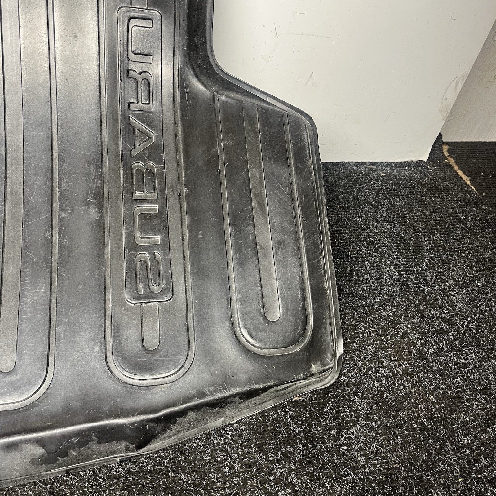 ☑️ 15-21 WRX Black All Weather Rubber Trunk Hatch Floor Mat Liner OEM Factory