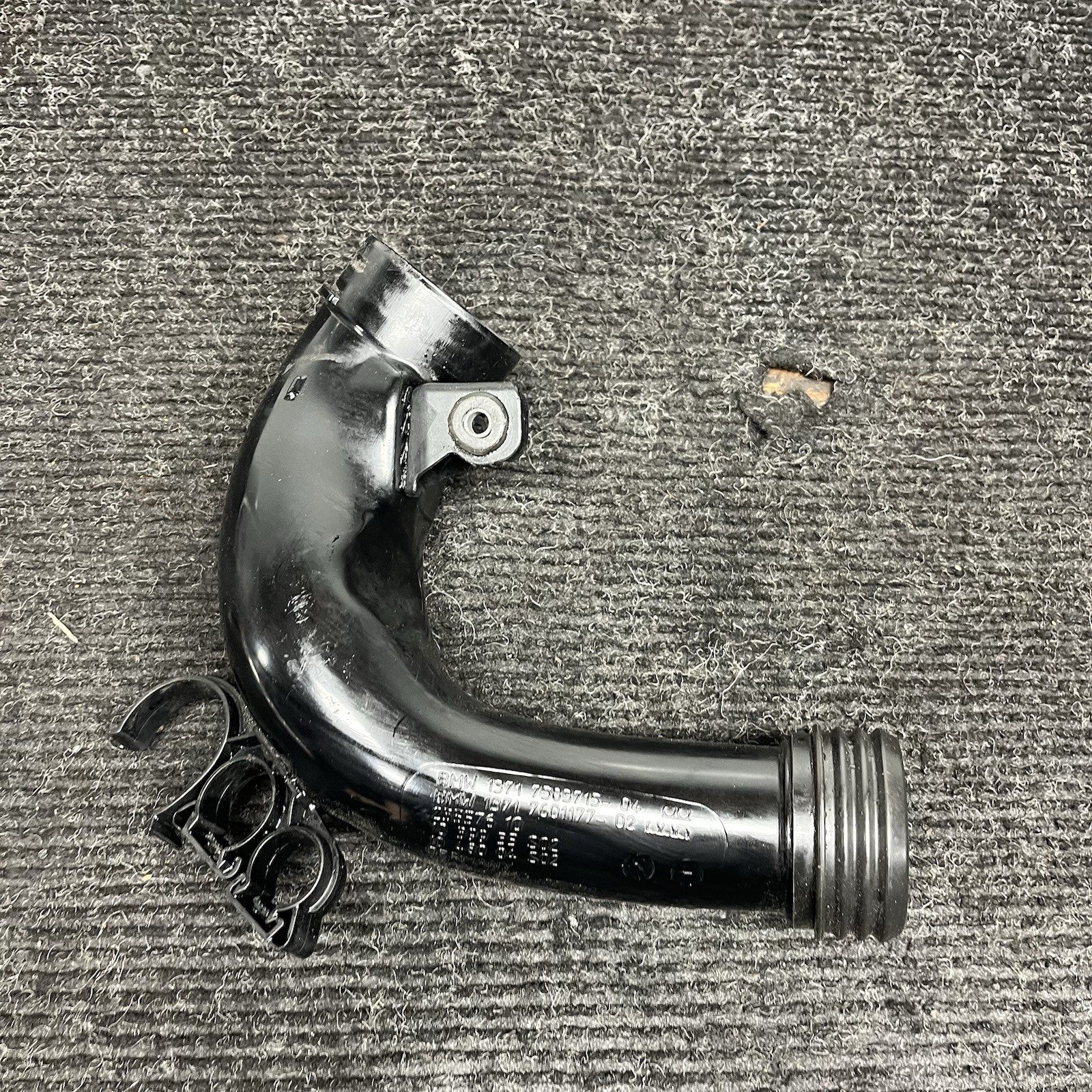 ☑️2011-17 BMW F25 X3 xDrive35i 3.0L N55 Air Intake Duct Tube Pipe 7583715-04 OEM