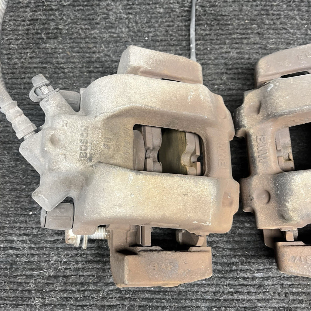 ☑️ 12-16 BMW 328I F30 RWD FRONT LEFT & RIGHT SIDE ABS BRAKE CALIPER SET OF 2 OEM