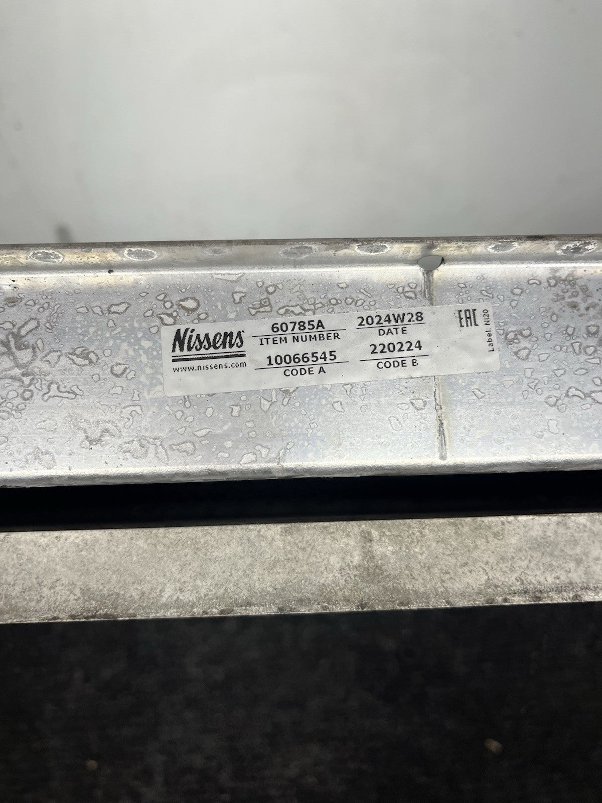 ☑️ 07-13 BMW E92 N54 335i RADIATOR M/T MANUAL TRANSMISSION W CONDENSER OEM