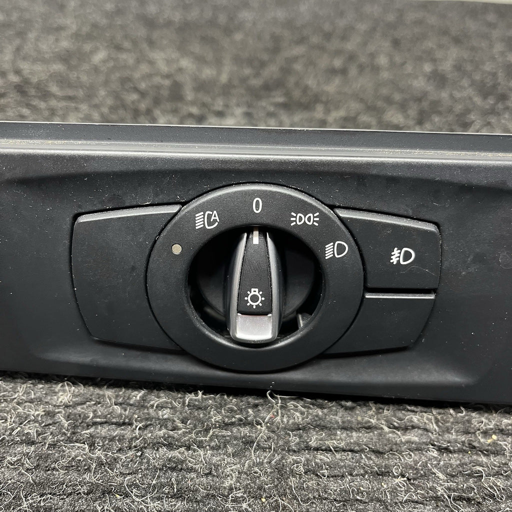 ☑️ 07-13 OEM BMW E92 E93 328 335 Headlight Switch Control Panel Light BLACK