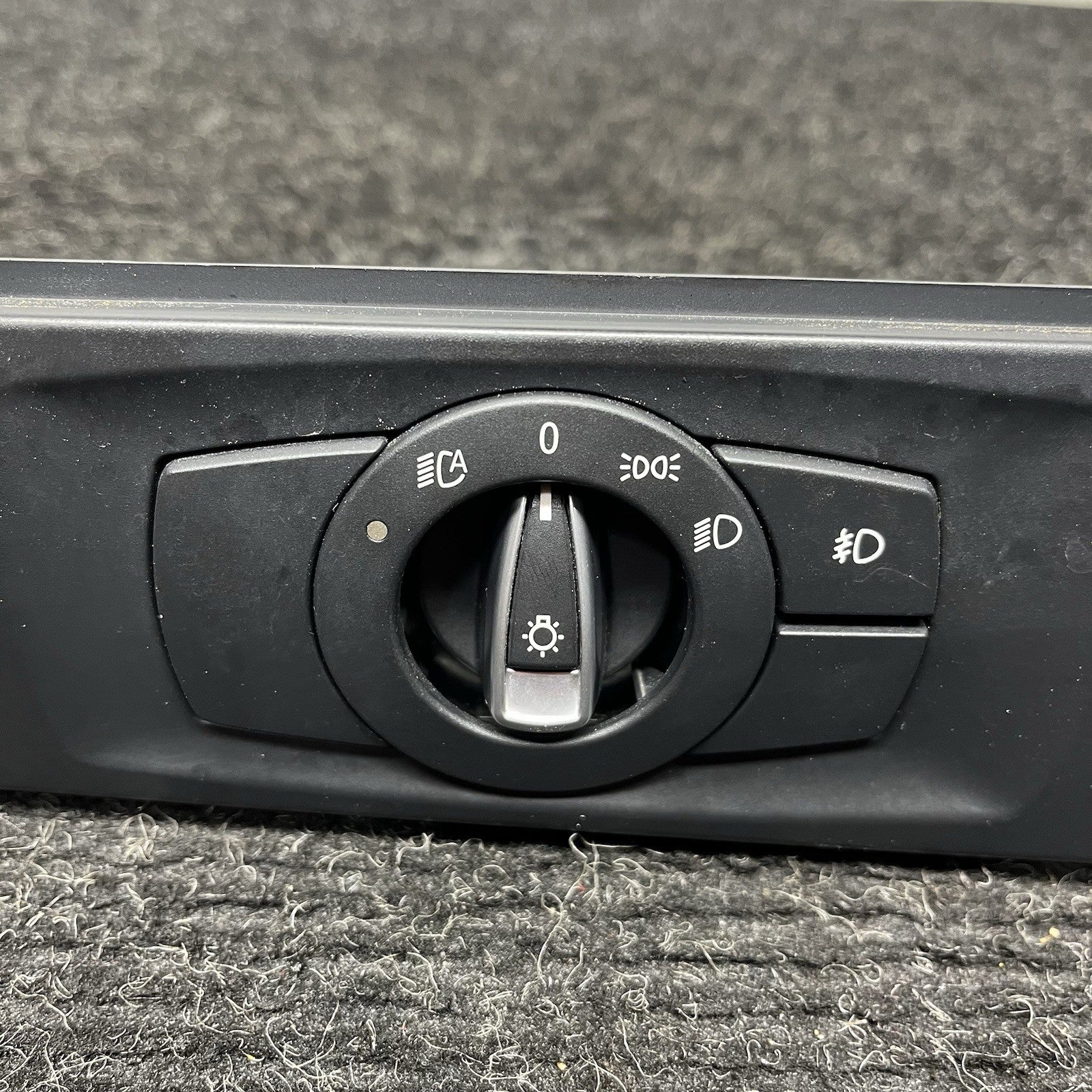 ☑️ 07-13 OEM BMW E92 E93 328 335 Headlight Switch Control Panel Light BLACK