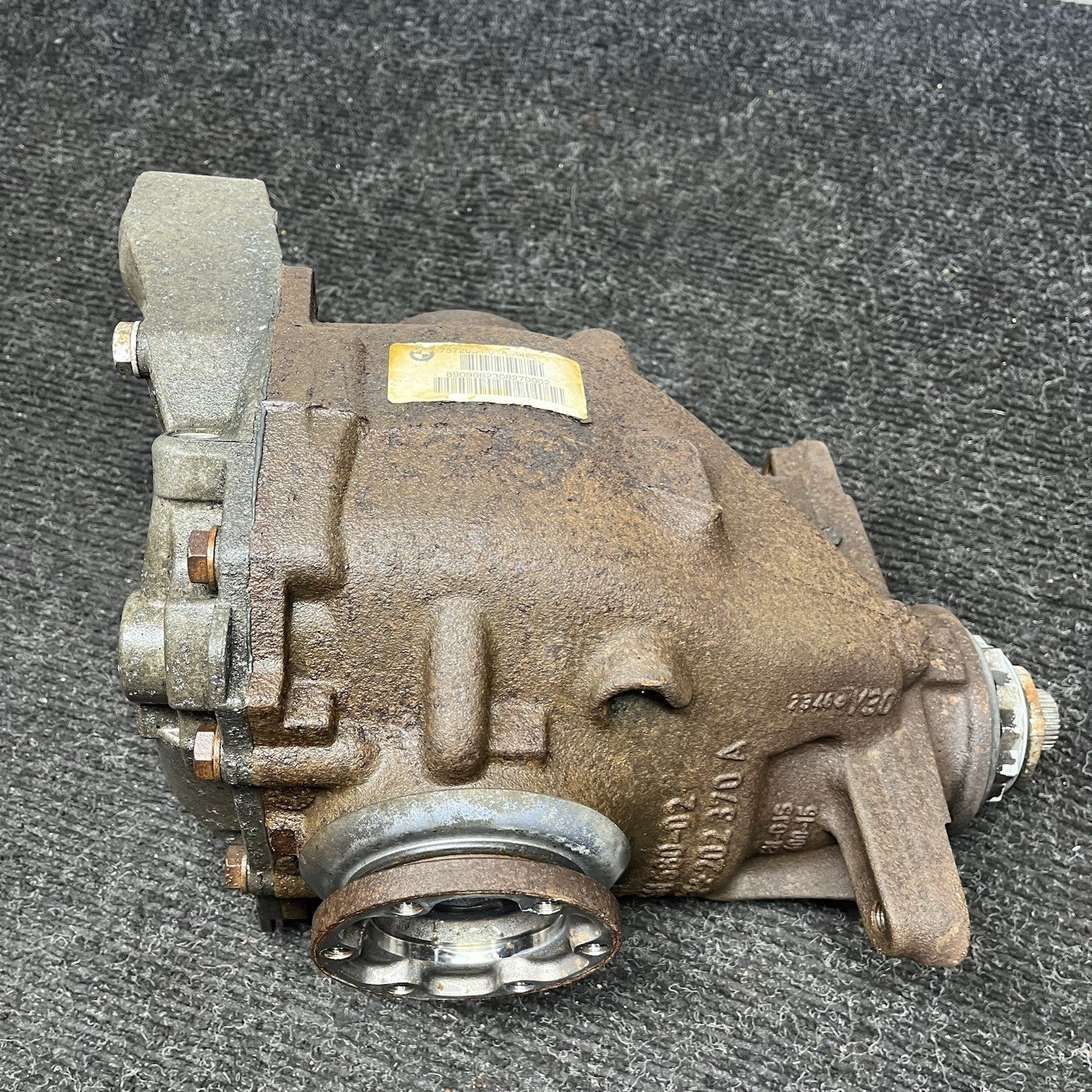 ☑️ 07-13 BMW E82 E90 E92 REAR AUTOMATIC AXLE DIFFERENTIAL CARRIER RATIO 3.46 OEM