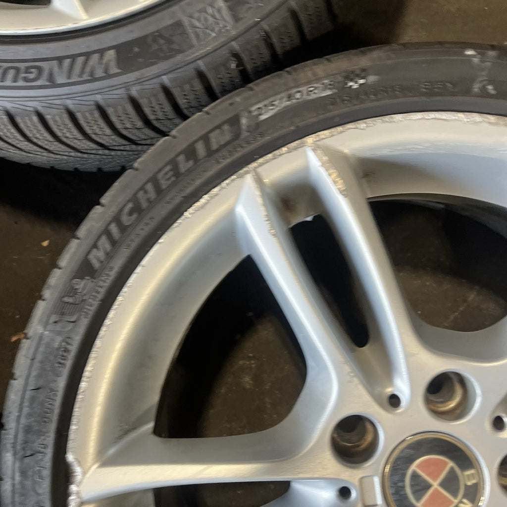 ☑️ 08-13 Bmw E88 128 135 Front & Rear M Sport 18" Style 261 Rim Wheels Set OEM