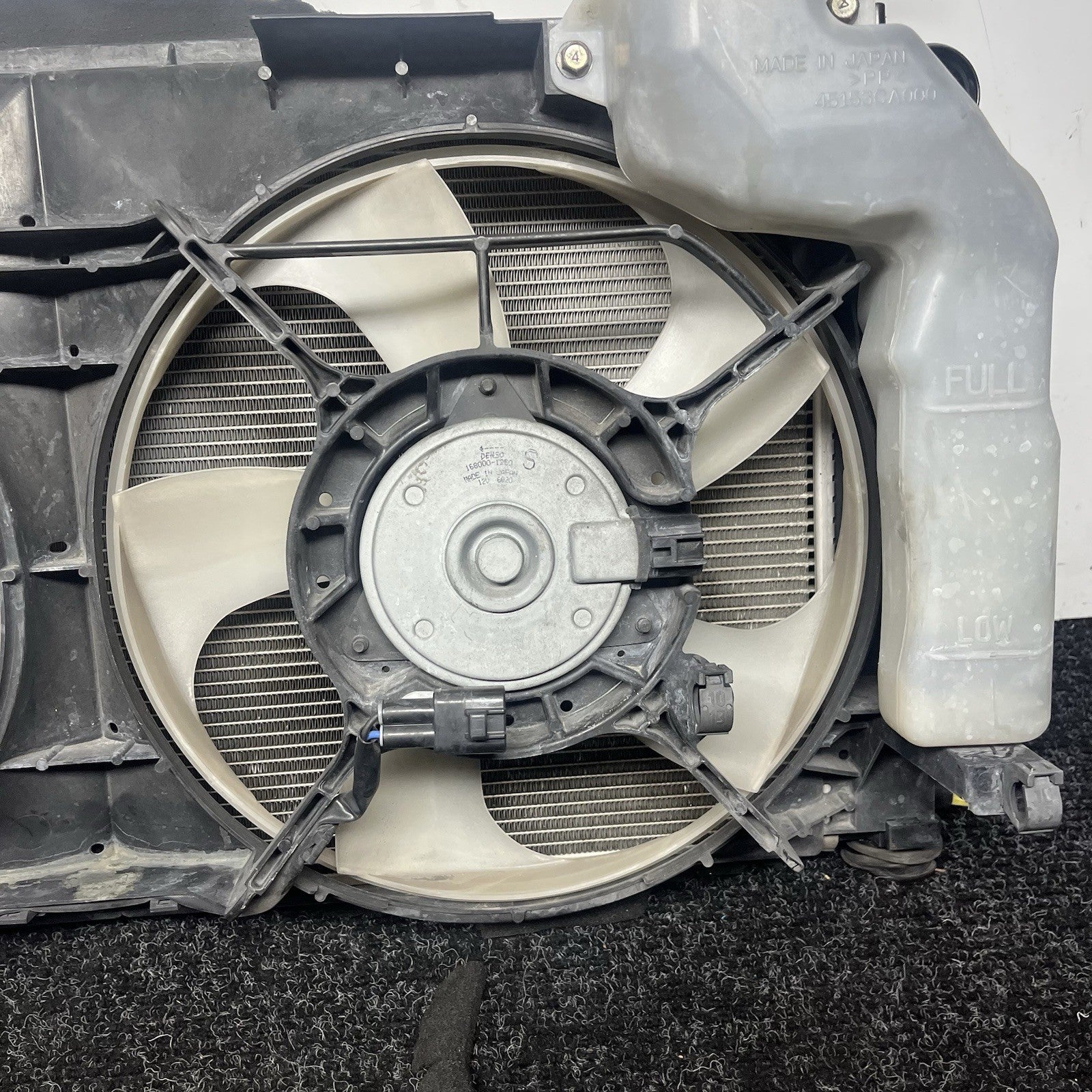 ☑️ 13-20 SUBARU BRZ RADIATOR CONDENSER FAN ASSEMBLY 45111CA000 OEM