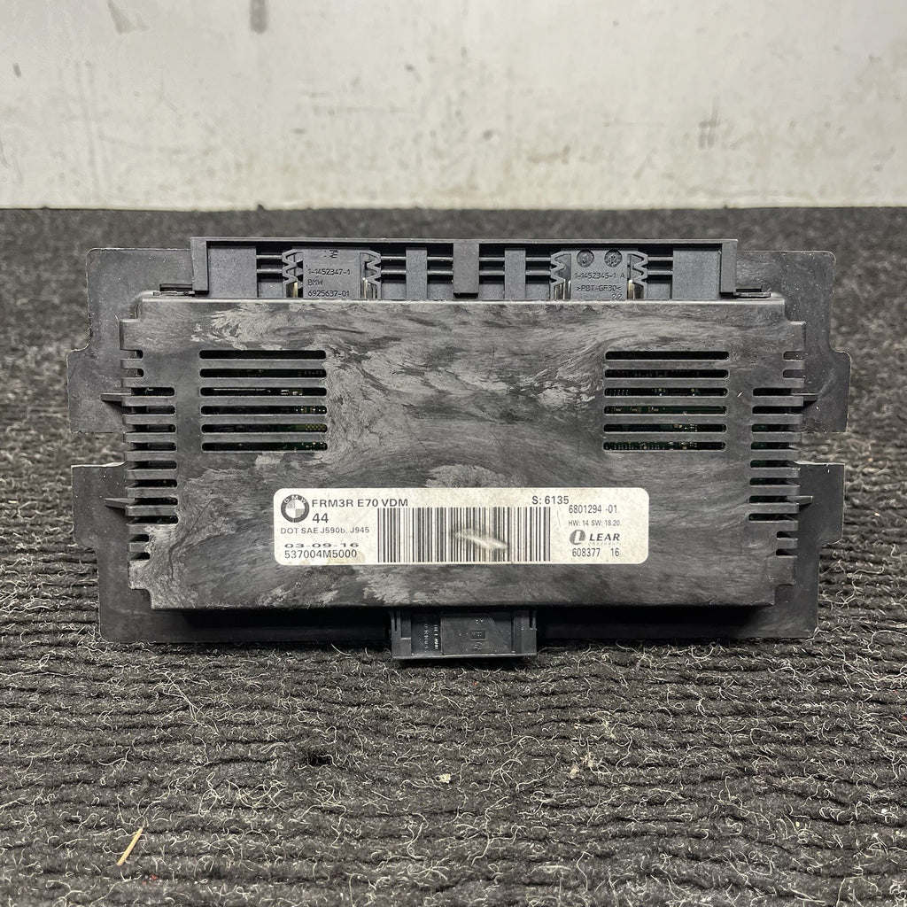 ☑️ FRM3R PL4 Footwell Control Module 61356801294 OEM 11-14 BMW E70 E71 X5 X6