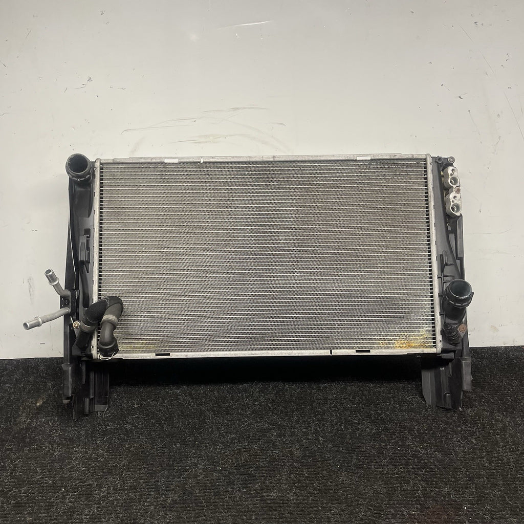 ☑️ 07-13 BMW E92 N54 335i RADIATOR A/T TRANSMISSION OIL COOLER W CONDENSER OEM