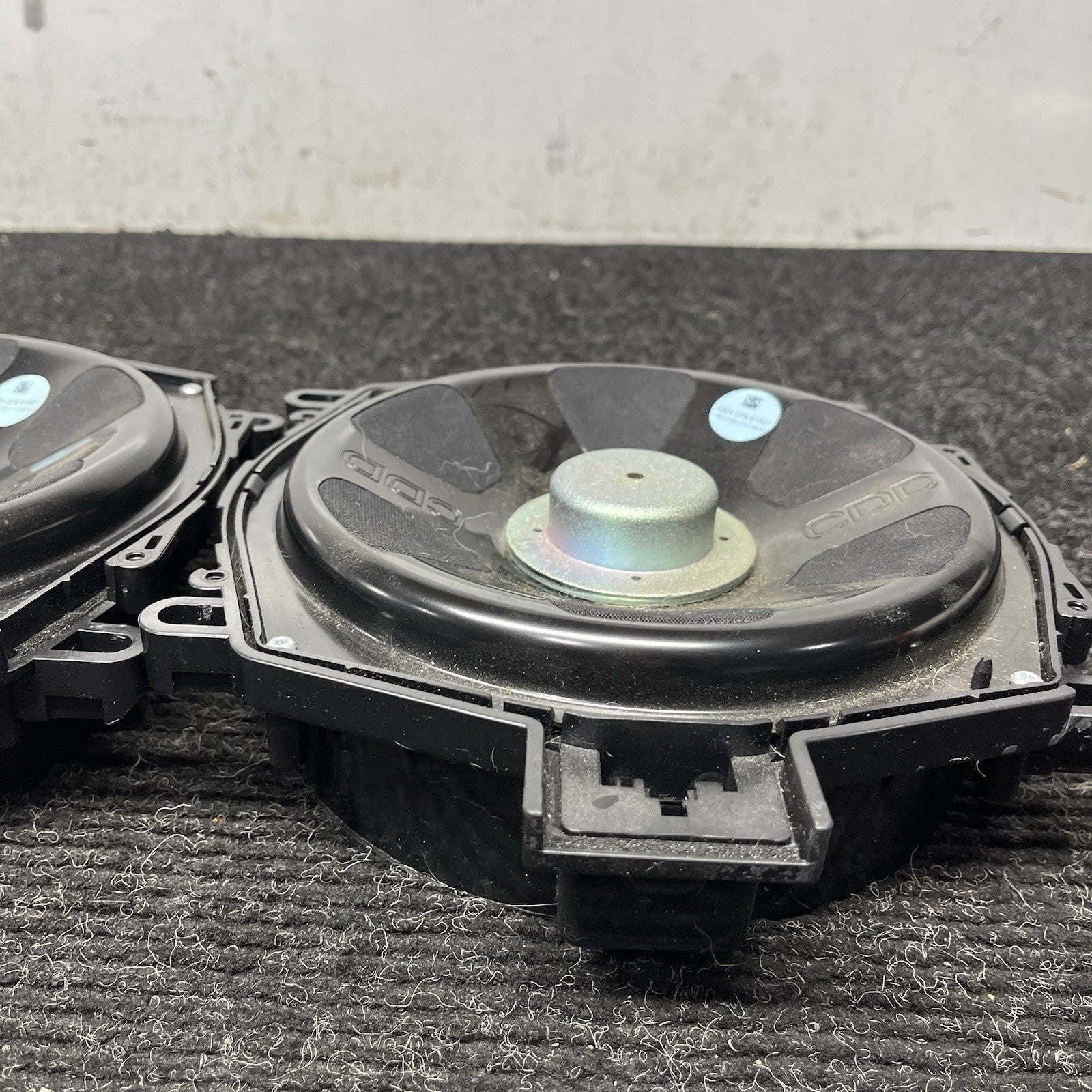 ☑️ 2011-2014 BMW X3 X5 Floor Speaker Subwoofer Pair 65139218695 OEM