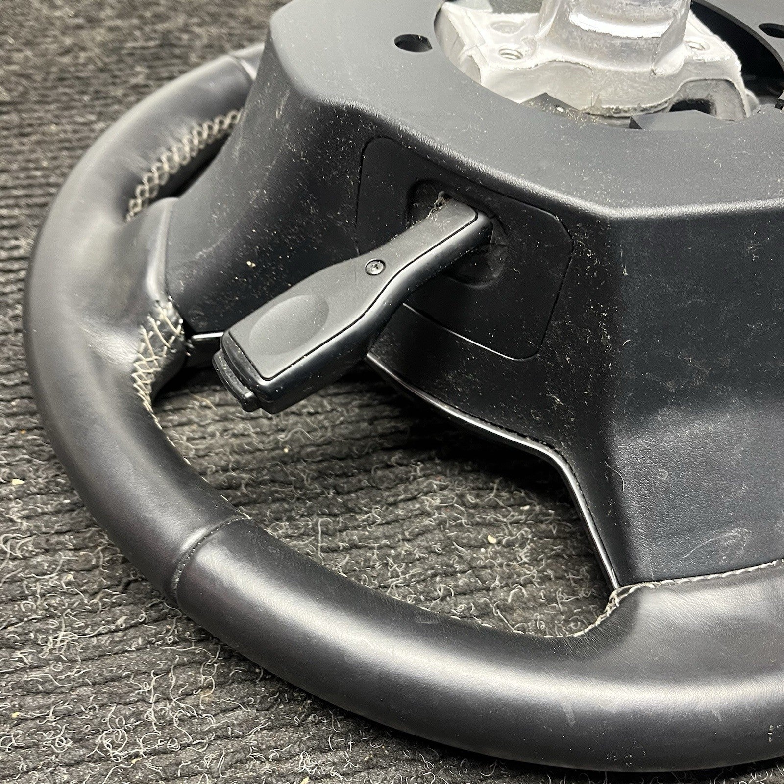 ☑️ 22-24 TOYOTA GR86 STEERING WHEEL LEATHER BLACK OEM MANUAL GS131-16410