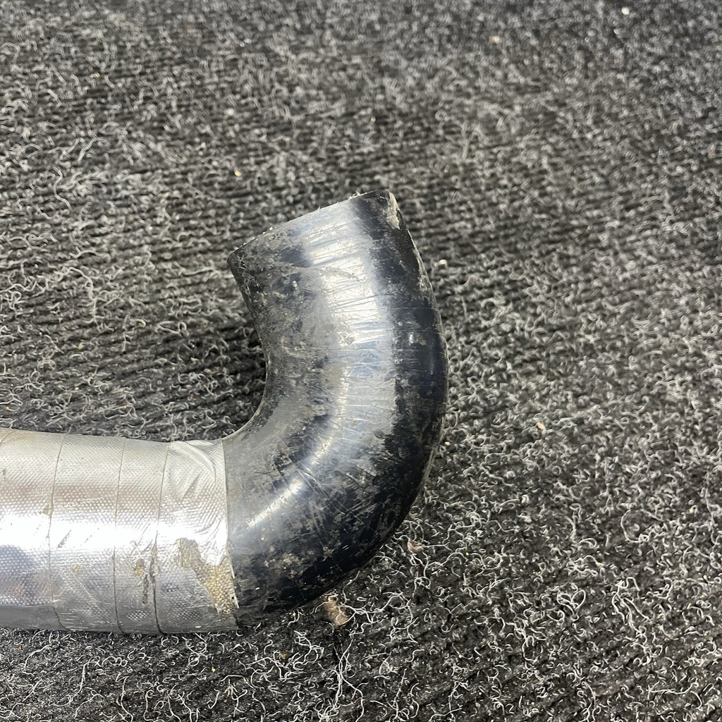 ☑️ Upgraded Turbo 2” Outlet Pipe 2007-2013 BMW N54 Black Coupler 135i 535i E60