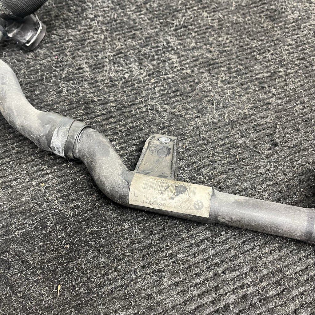 ☑️ 2007-13 BMW 335I E92 3.0L N54 THERMOSTAT HEATER WATER COOLANT RETURN HOSE OEM