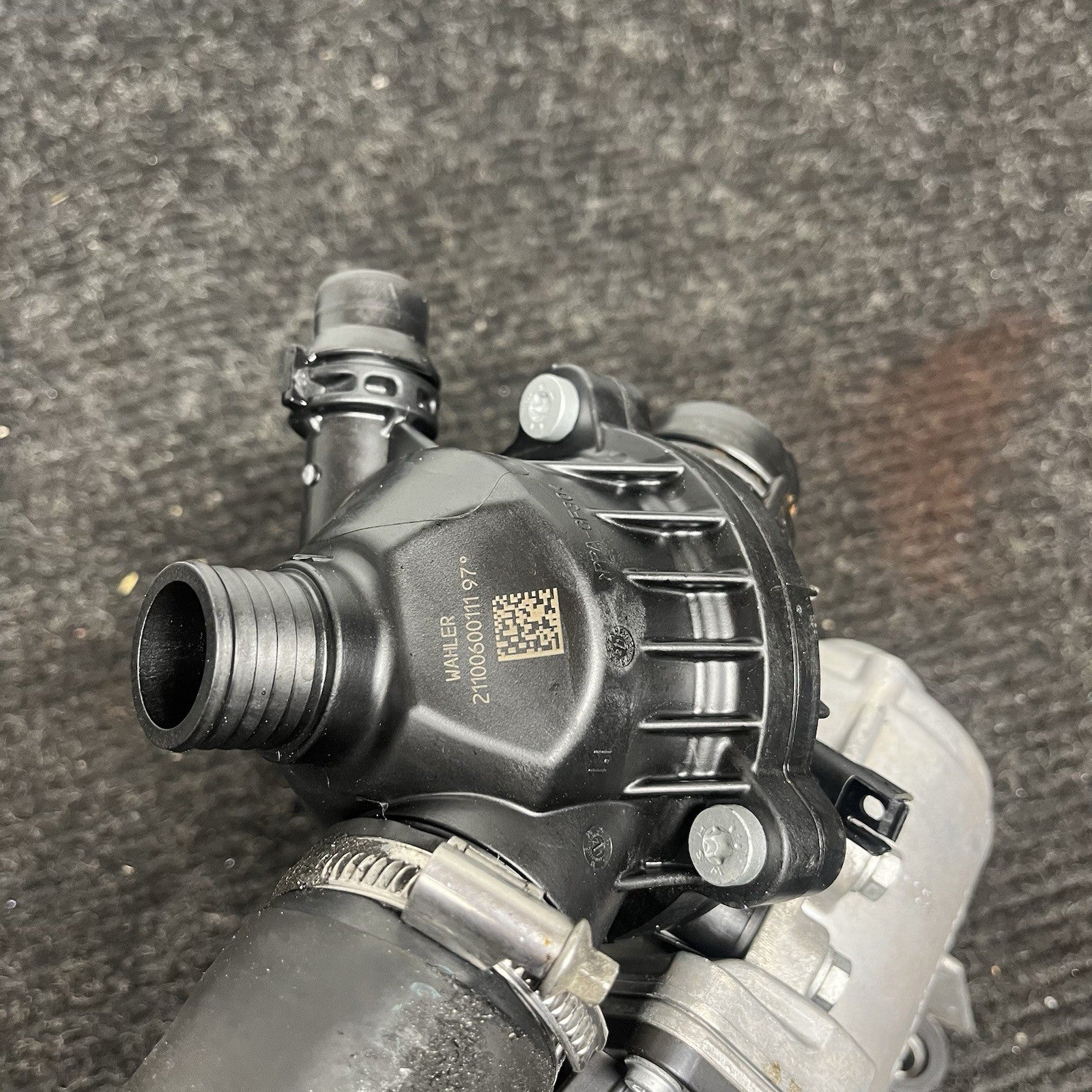 ☑️ OEM BMW E82 E90 E92 F10 F13 N54 N55 Electric Metal Water Pump W/ Thermostat
