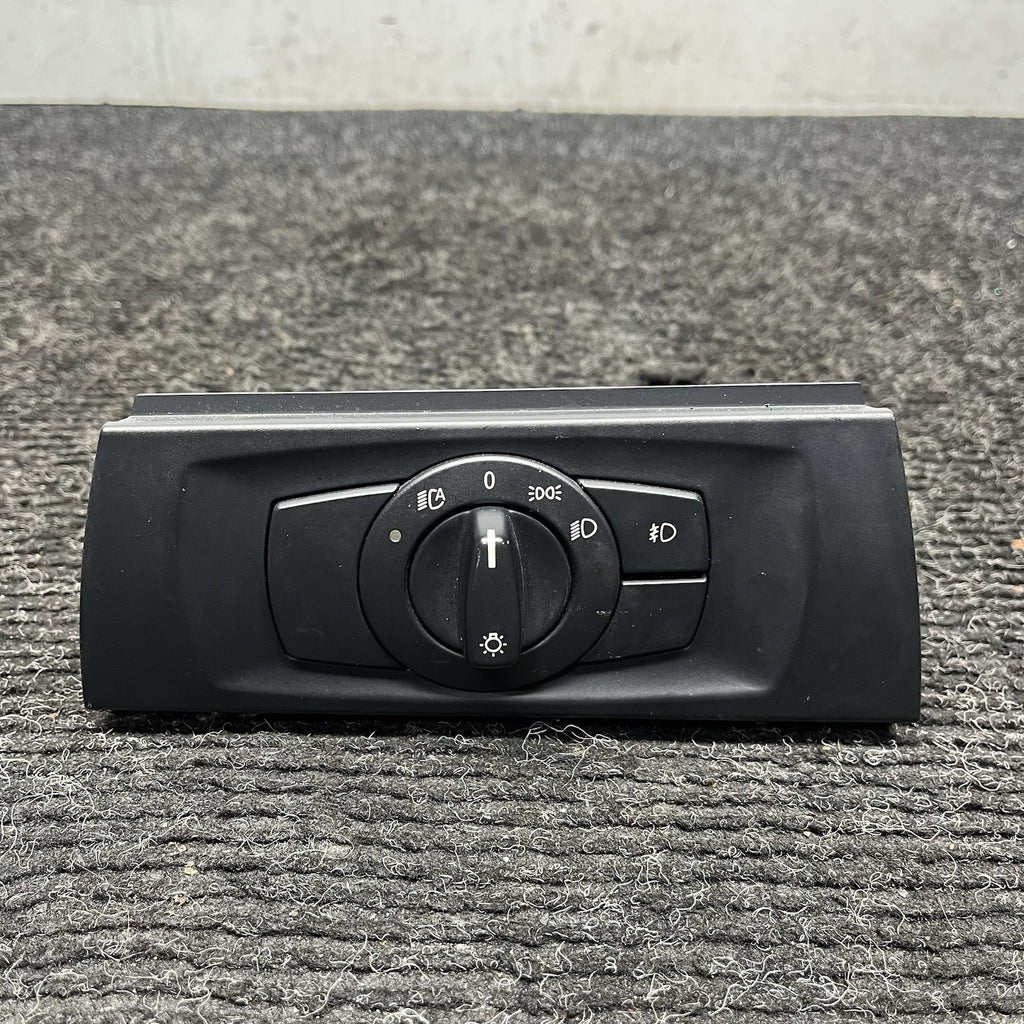 ☑️ 07-13 OEM BMW E92 E93 328 335 Headlight Switch Control Panel Light BLACK
