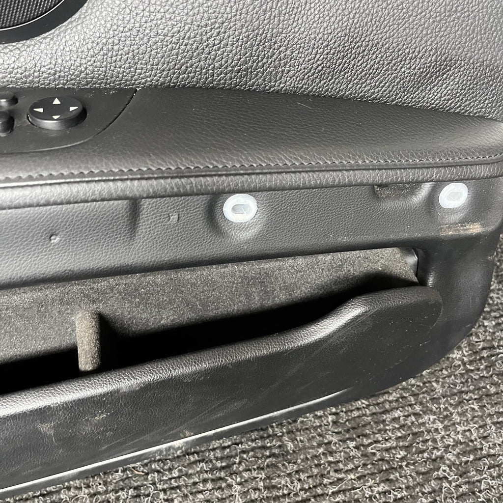 ☑️ 07-13 BMW E92 E93 3 Series Left Driver Side Door Panel Card Black OEM