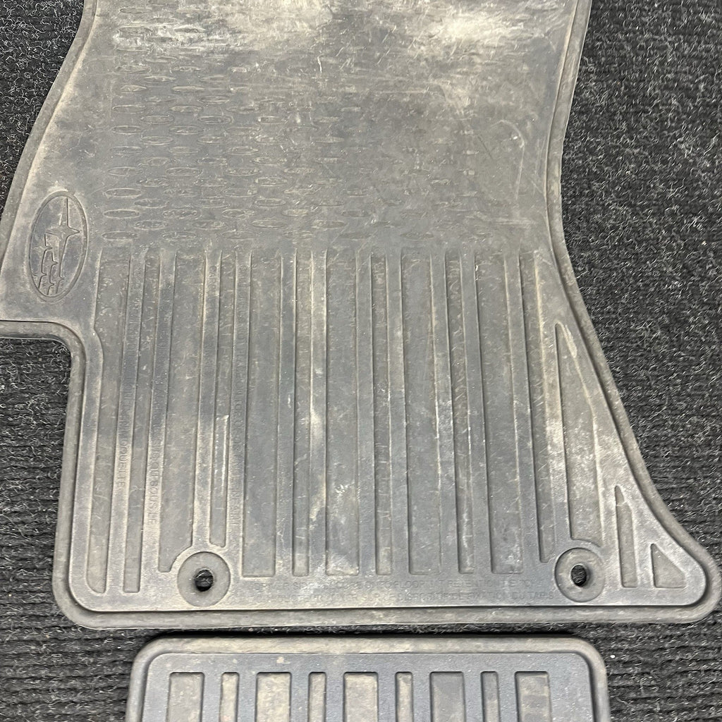☑️ SUBARU WRX STI 2.5L 2015 ALL WEATHER RUBBER FLOOR MAT SET J501SVA200 OEM