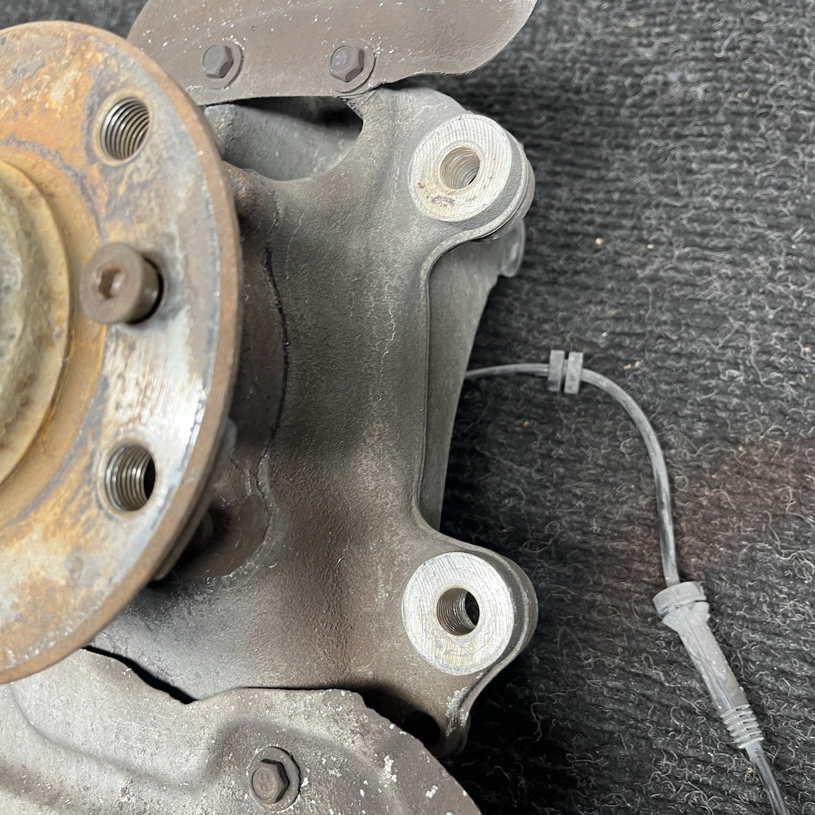 ☑️ 2012-2016 BMW 328I F30 RWD FRONT DRIVER SIDE WHEEL HUB SPINDLE KNUCKLE OEM