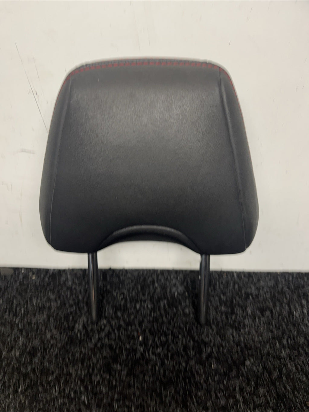 ☑️ 2013-2018 SCION FRS GT86 FRONT SEAT LEATHER RED STITCH HEAD REST