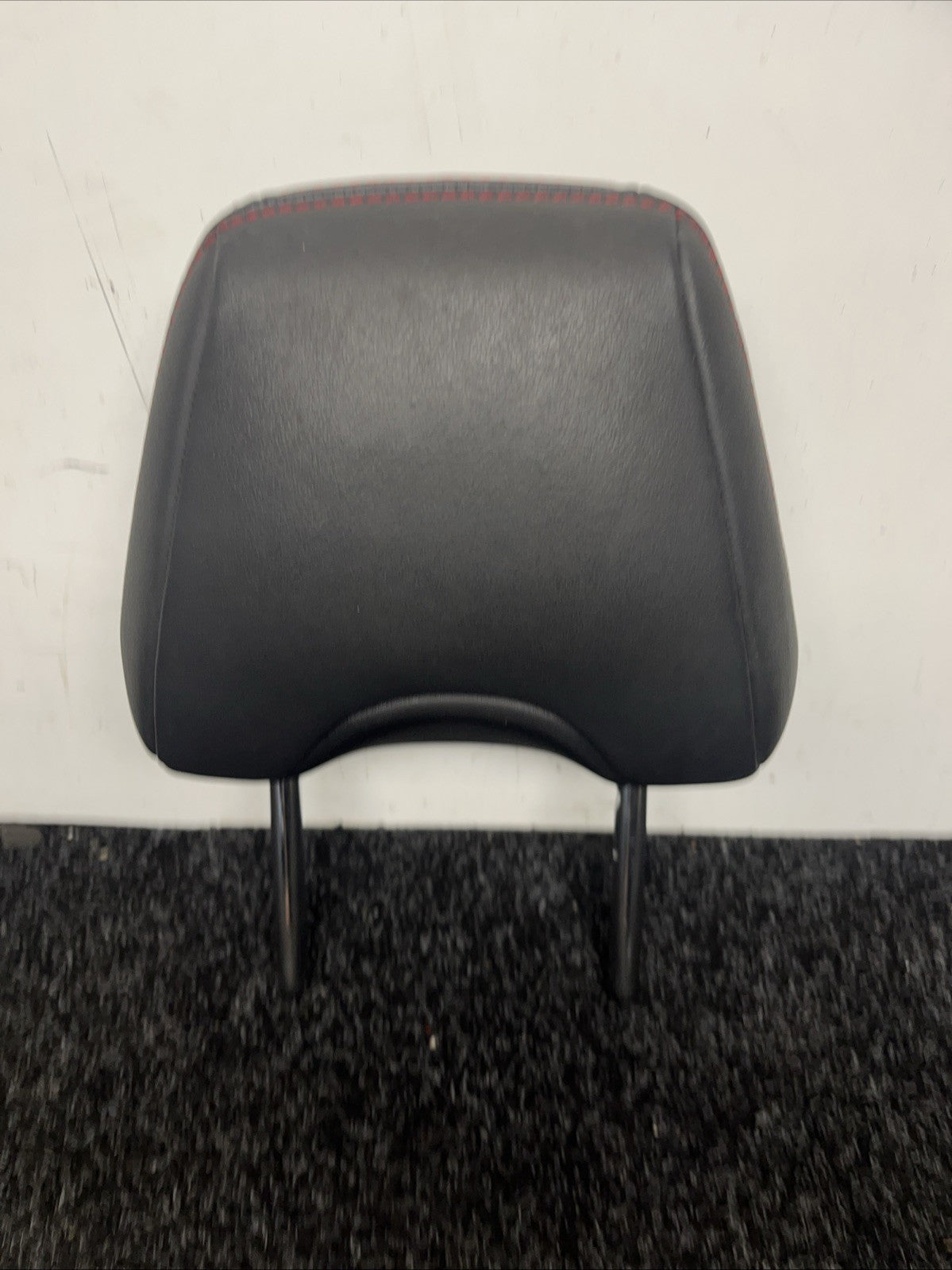 ☑️ 2013-2018 SCION FRS GT86 FRONT SEAT LEATHER RED STITCH HEAD REST