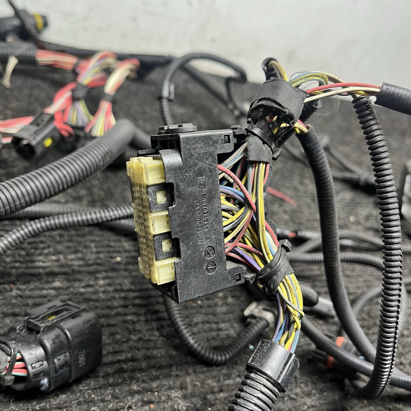 ☑️ 11-13 BMW X3 F25 N55 3.0L N55 ENGINE MOTOR WIRE WIRING HARNESS 7585027 OEM