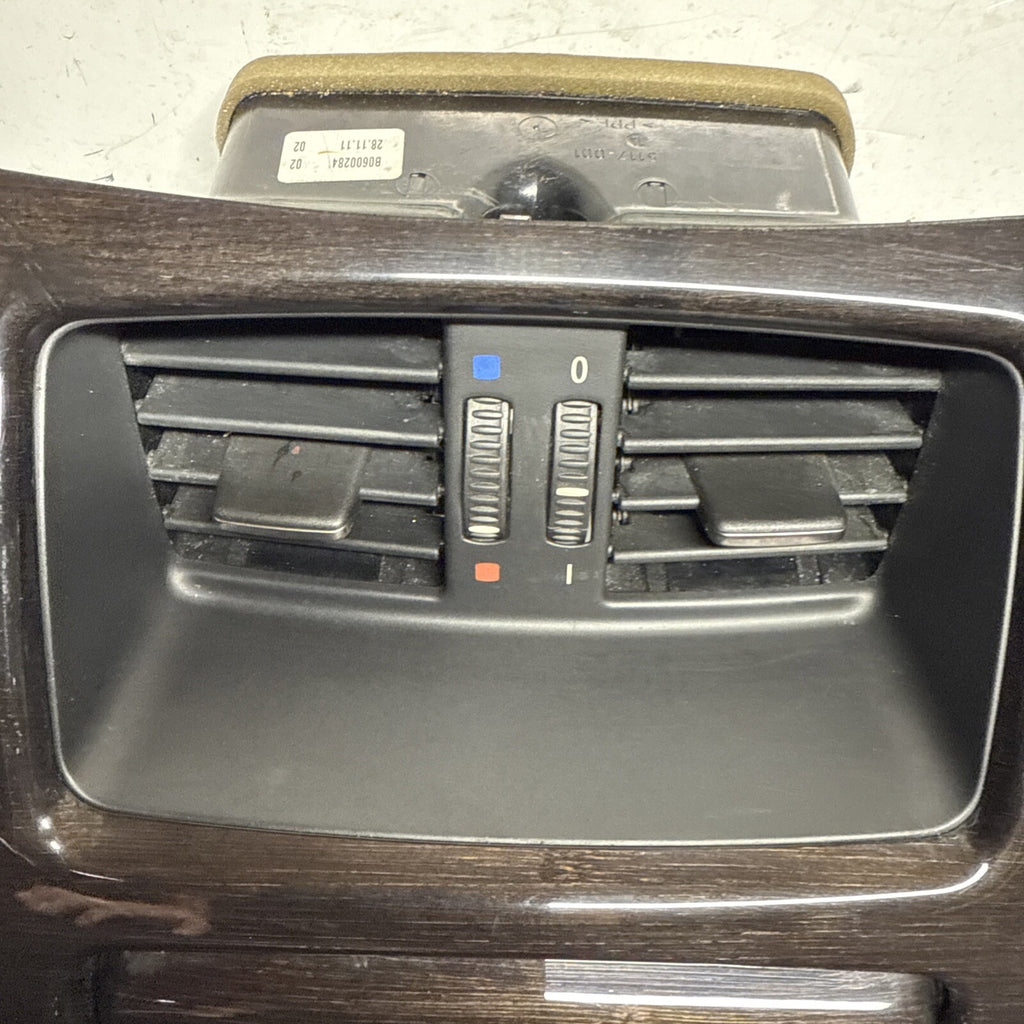 ☑️ BMW E92 E93 328 335 M3 Rear Center Console Air Vent Ashtray Wood Panel OEM
