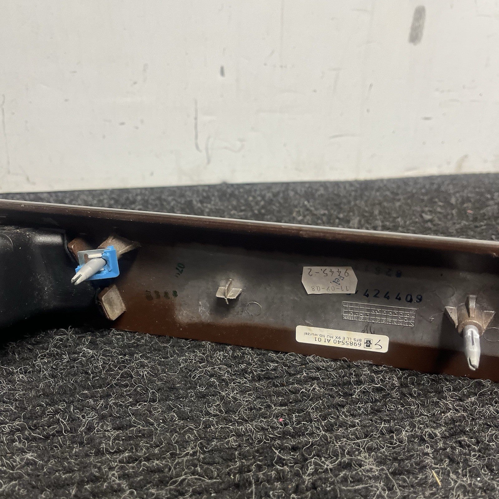 ☑️ 07-10 BMW E92 335i Front Upper Center Dash Board Wood Trim Vent 7132851 OEM