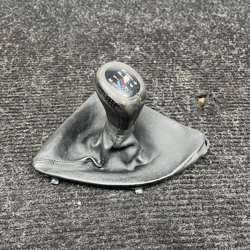 ☑️ 08-13 OEM BMW E82 E88 Manual Transmission M Sport Gear Shifter Knob Leather