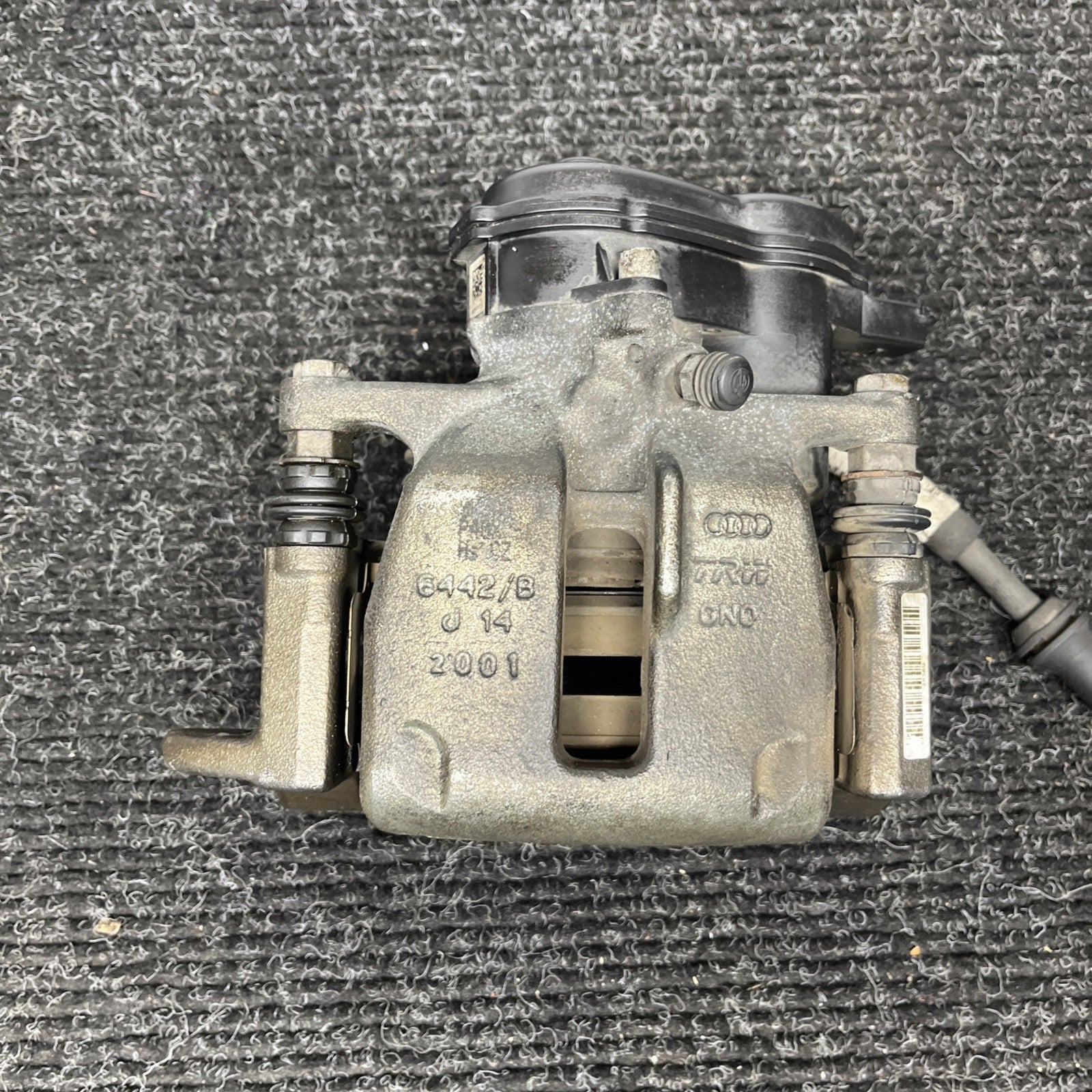 ☑️ 08-12 AUDI B8 A4 B8 A5 Q5 REAR BRAKE CALIPER MOTOR LEFT DRIVER OEM 062723