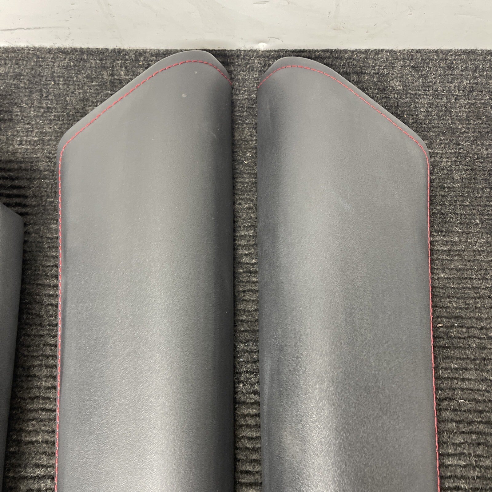 13-19 SCION FRS SUBARU BRZ 86 DOOR PANEL RED STITCHING LEATHER TRIM ARMREST SET