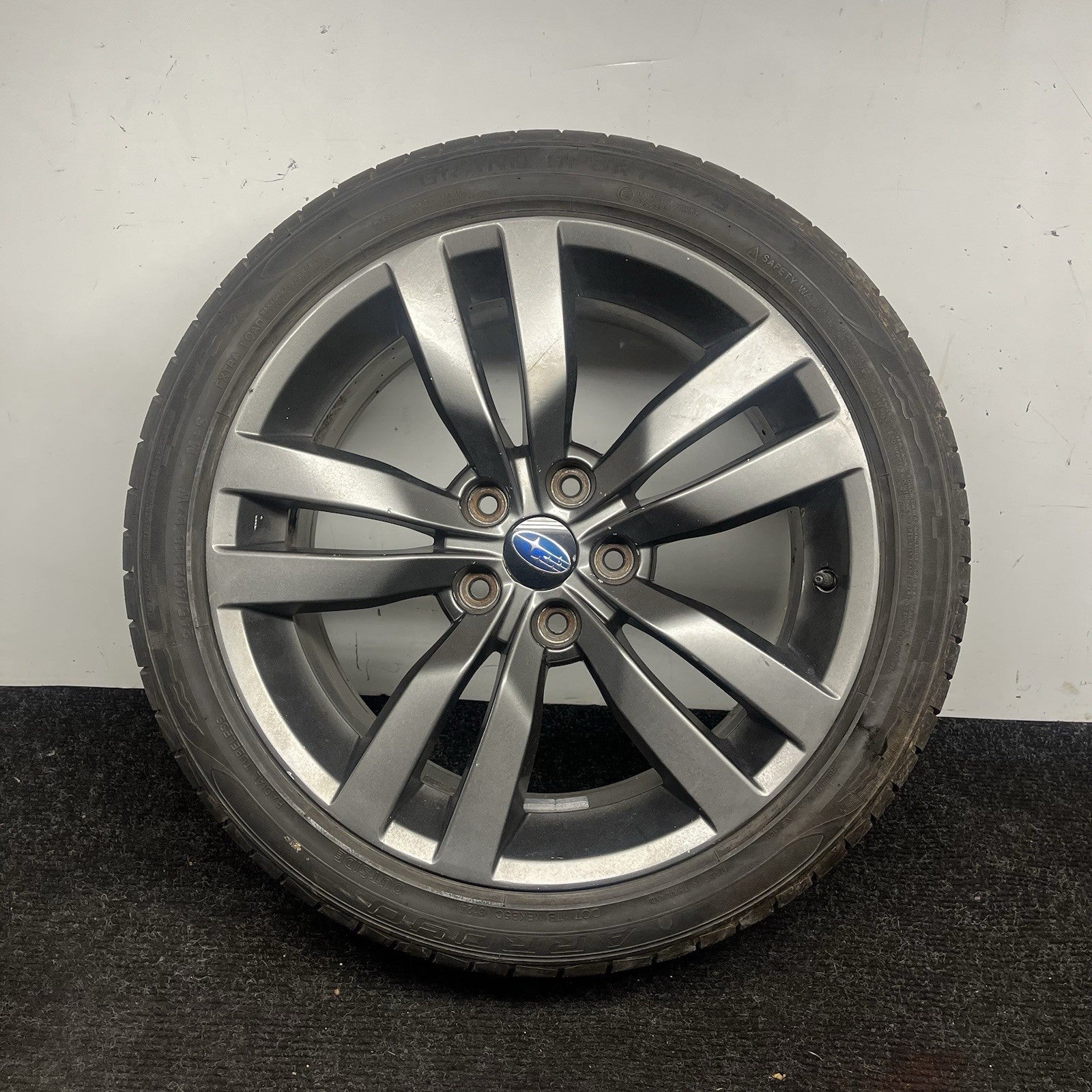 ☑️ Wheel Rim Subaru Impreza WRX 18 2012-17 28111FG240 Factory Charcoal OE 68801