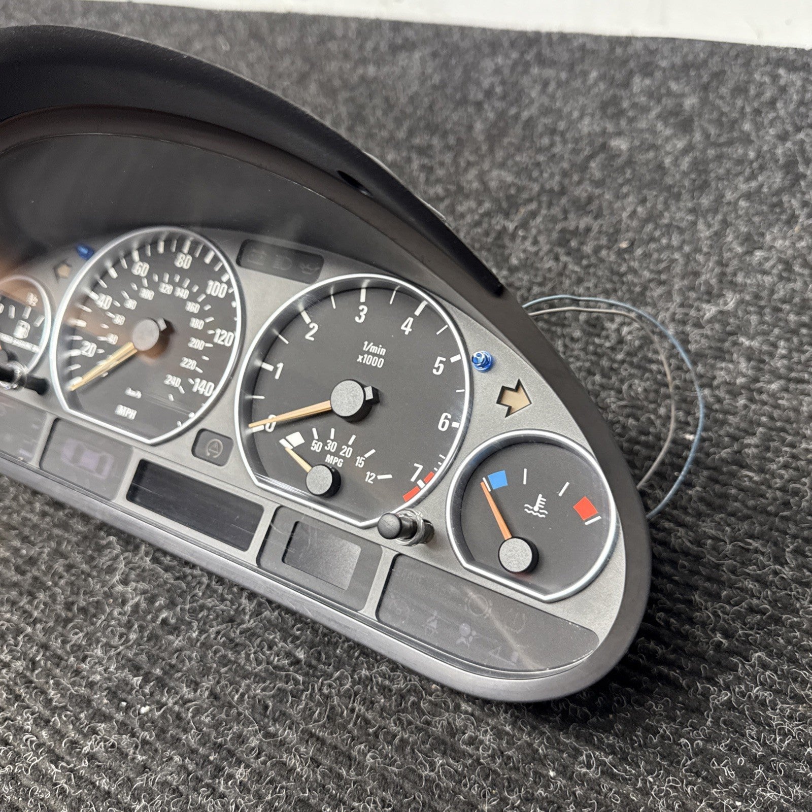 ☑️05-06 BMW E46 330ci ZHP AT 2 DOOR INSTRUMENT CLUSTER SPEEDOMETER OEM 123K NOTE