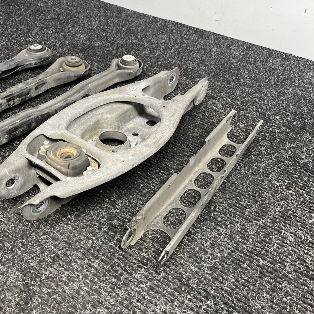 ☑️ OEM BMW E82 E90 E92 Rear Left Lower Upper Suspension Control Arm Wishbone SET