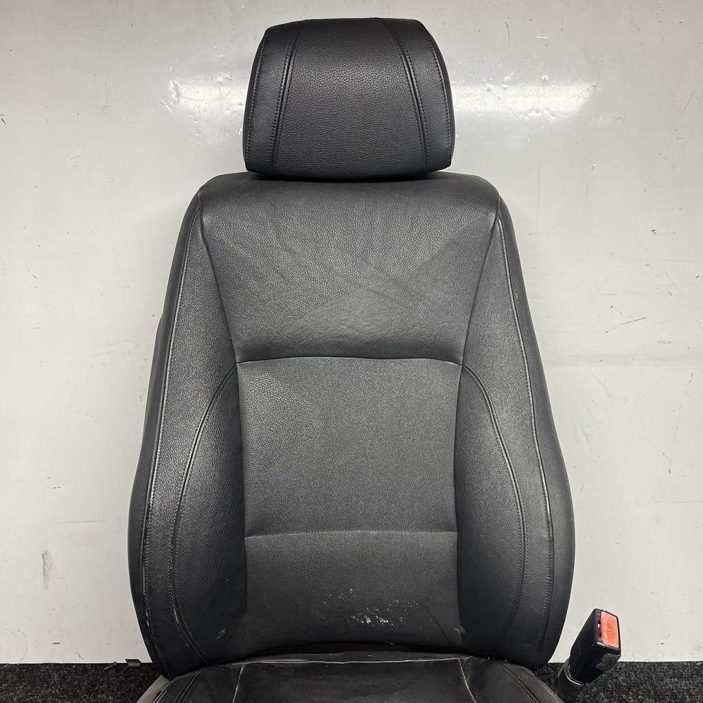 ☑️08-13 BMW E82 1Series Coupe Leather Front Right Passenger Sport Seat Black OEM