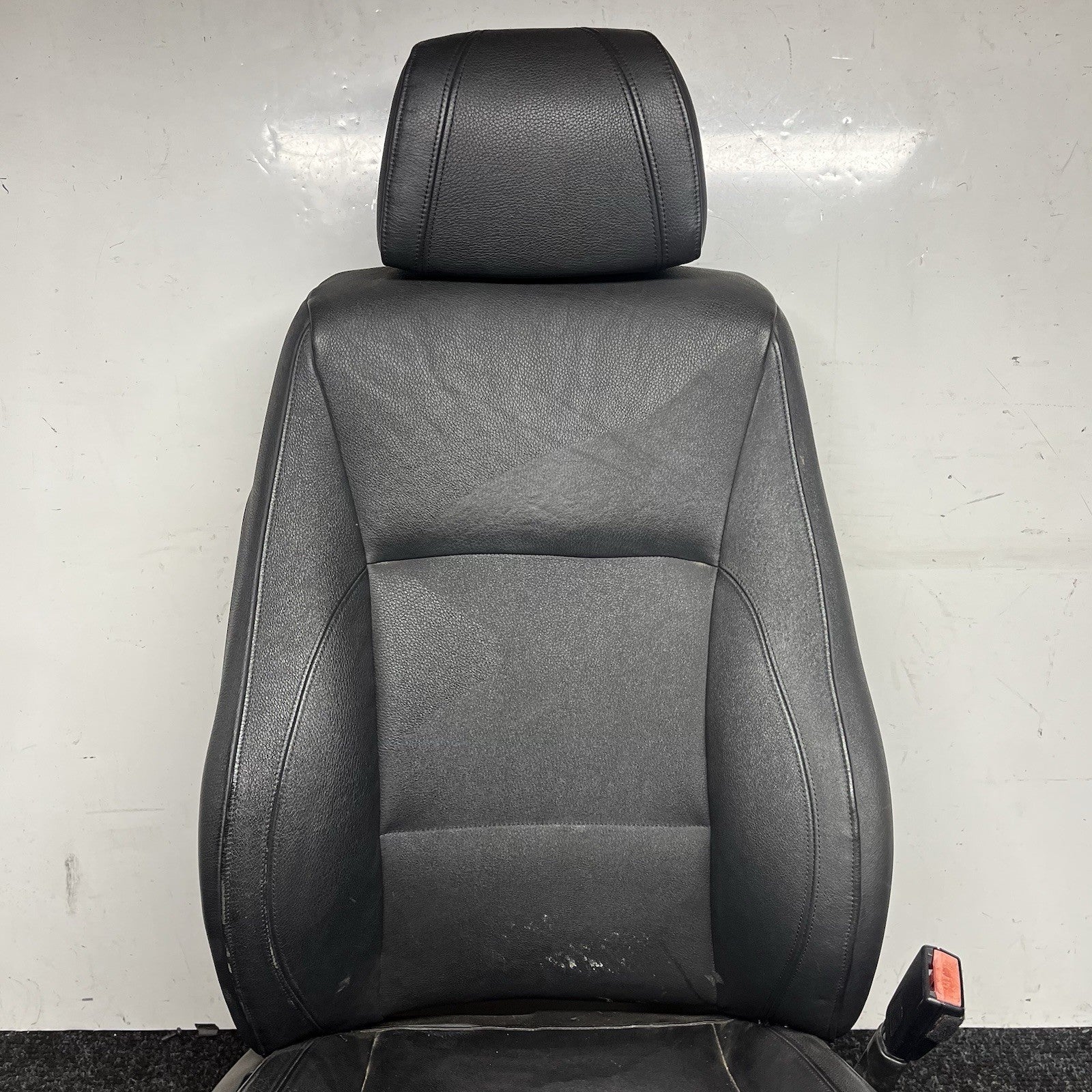 ☑️08-13 BMW E82 1Series Coupe Leather Front Right Passenger Sport Seat Black OEM