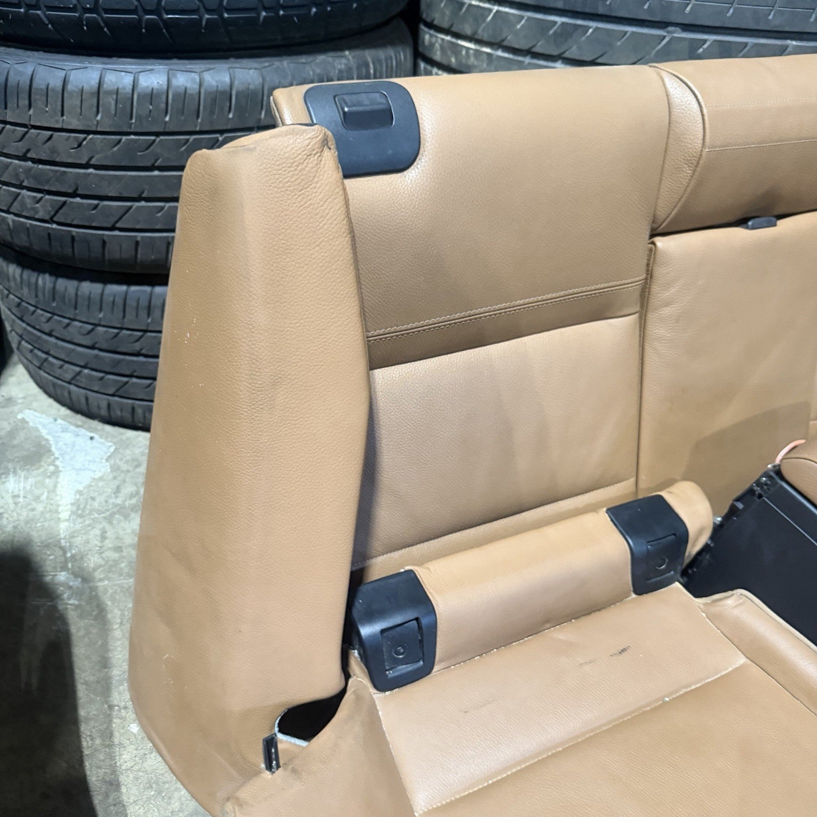 ☑️ 07-13 BMW E93 335 Convertible OEM Saddle Brown Interior Seats Complete Heated