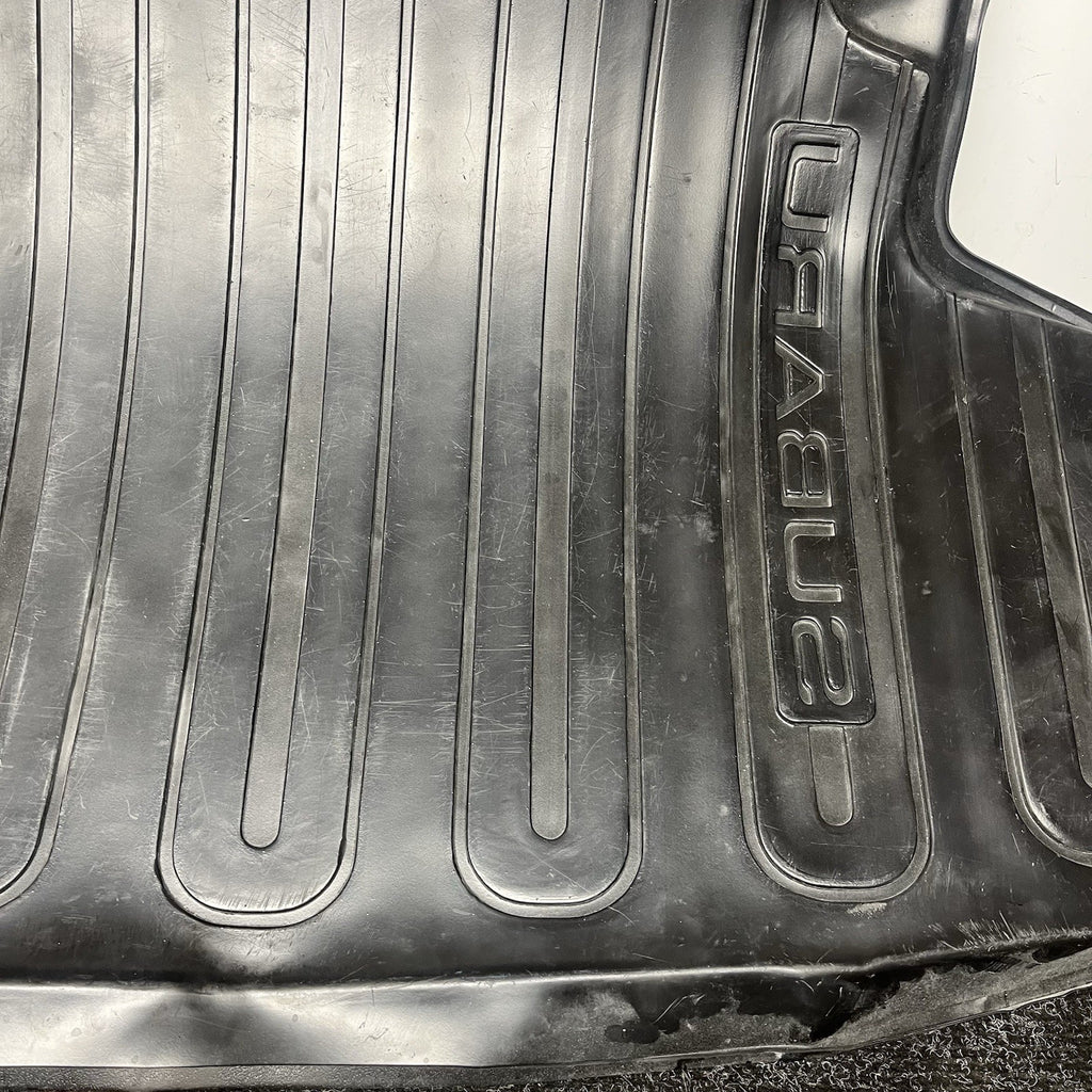 ☑️ 15-21 WRX Black All Weather Rubber Trunk Hatch Floor Mat Liner OEM Factory