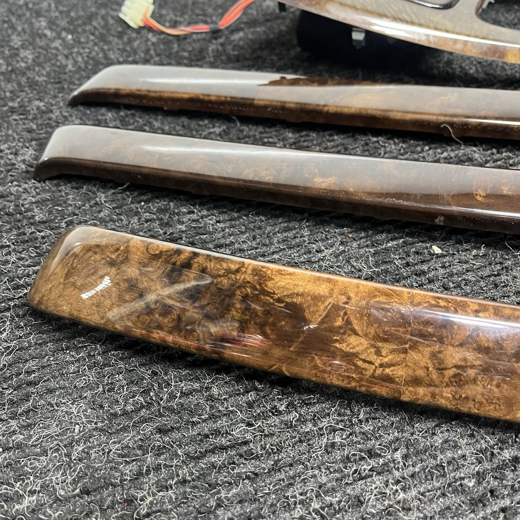 ☑️ 07-08 OEM BMW E93 335i Interior Dash Door Center Console Fine Wood Trim SET