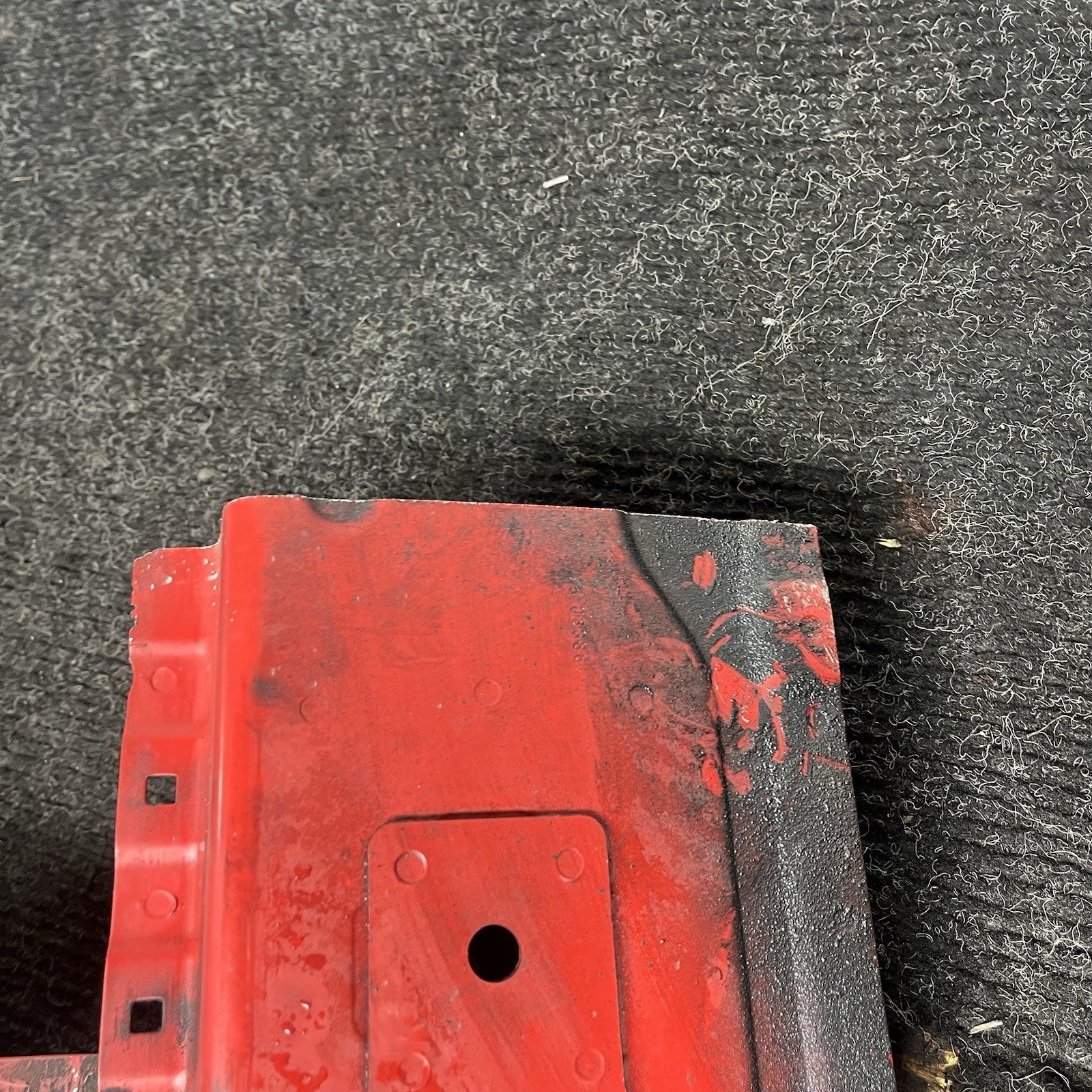 ☑️ 12-18 BMW F30 320i 328i 335i FRONT RIGHT PASSENGER SIDE FRAMERAIL CUT RED OEM