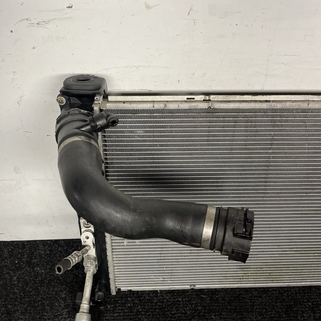 ☑️ 11-18 BMW X3 X4 F25 3.0L N55 Radiator Condenser Cooling Assembly