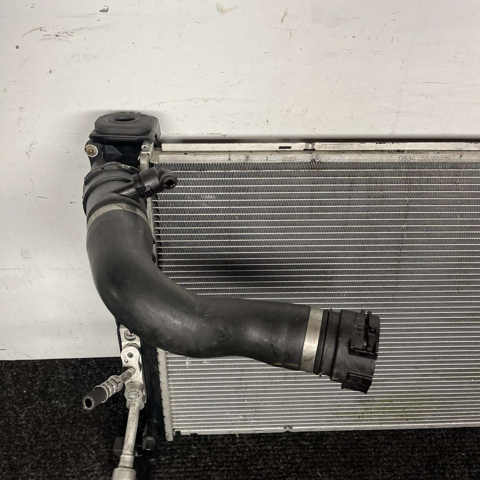 ☑️ 11-18 BMW X3 X4 F25 3.0L N55 Radiator Condenser Cooling Assembly