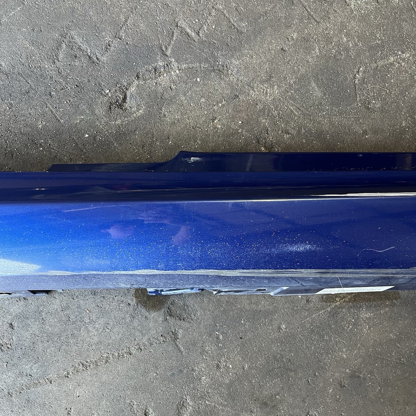 ☑️ 07-13 OEM BMW E92 E93 328 335 Left Driver Side Skirt Rocker Panel Lemans Blue