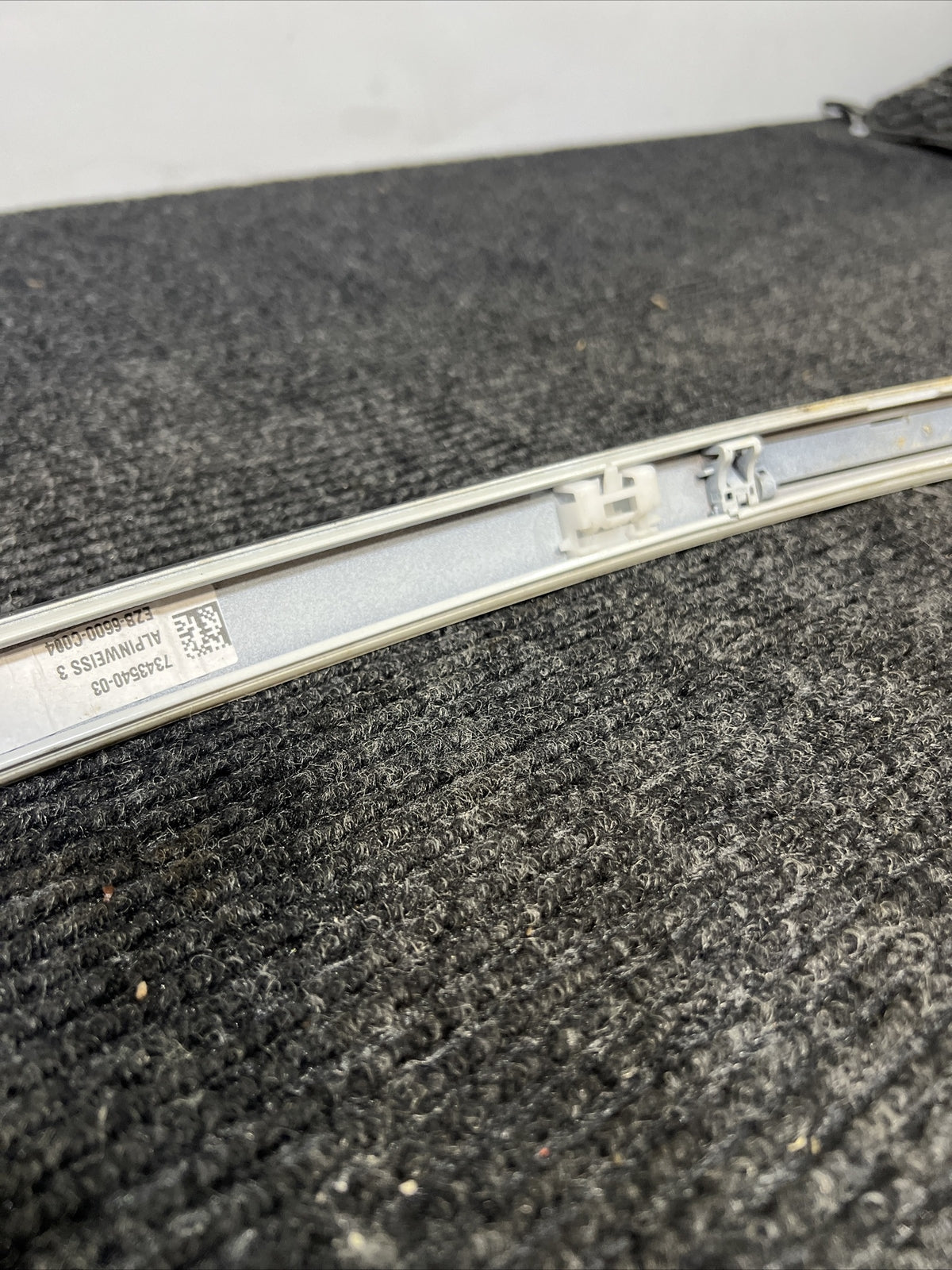 2014 - 2017 BMW M235i F22 Right Roof Strip Trim Set ALPINEWEISS Oem