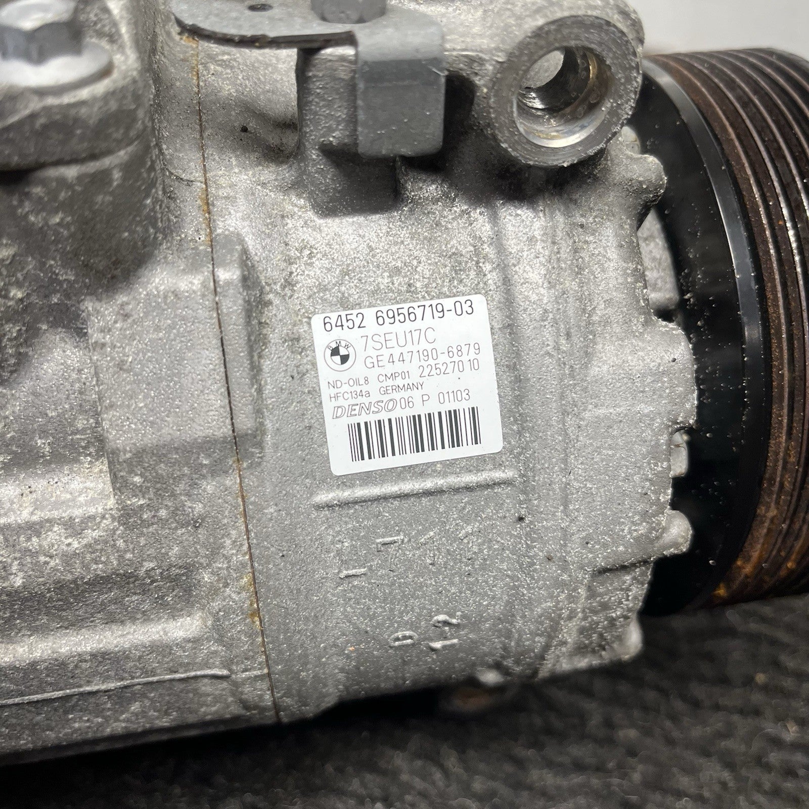 ☑️ 07-16 OEM BMW E82 E89 E90 E93 N54 N55 AC Compressor Clutch A/C Pump Pulley