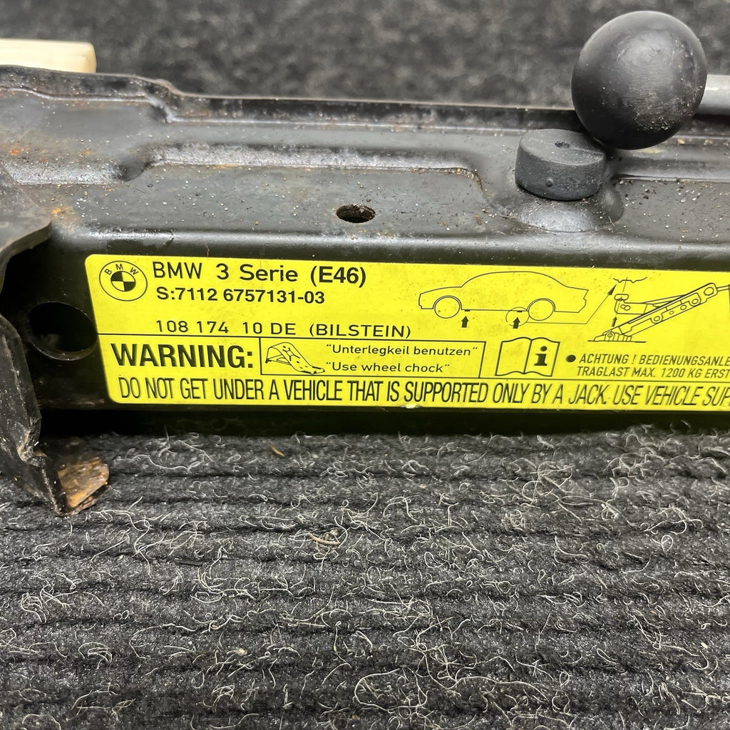 ☑️ BMW E46 3-Series Factory Spare Tire Changing Jack Lifting Tool 1999-2006 OEM