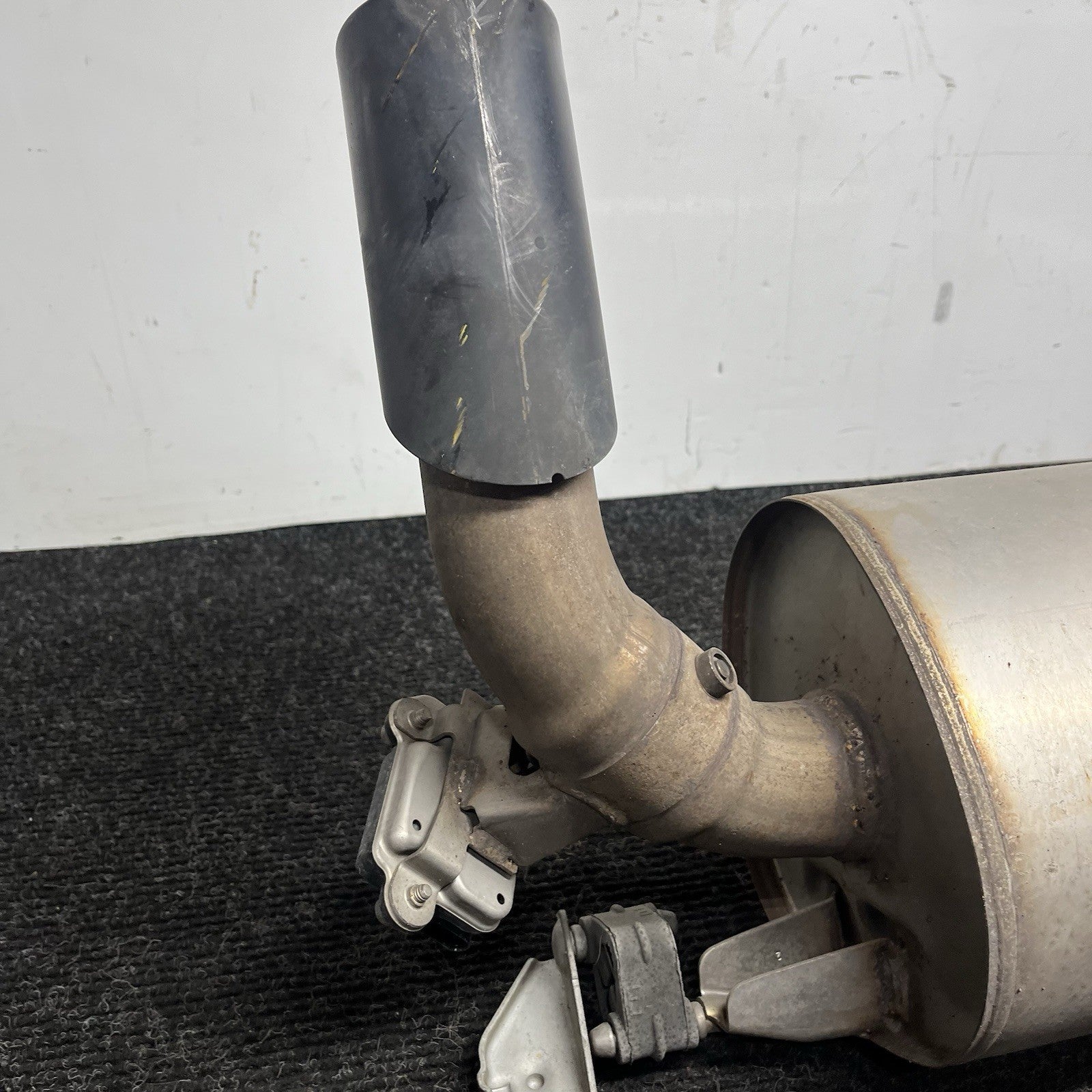 ☑️ 14-17 OEM BMW F22 F23 M235 Engine N55 Dual Exhaust Pipe Muffler Black Tips