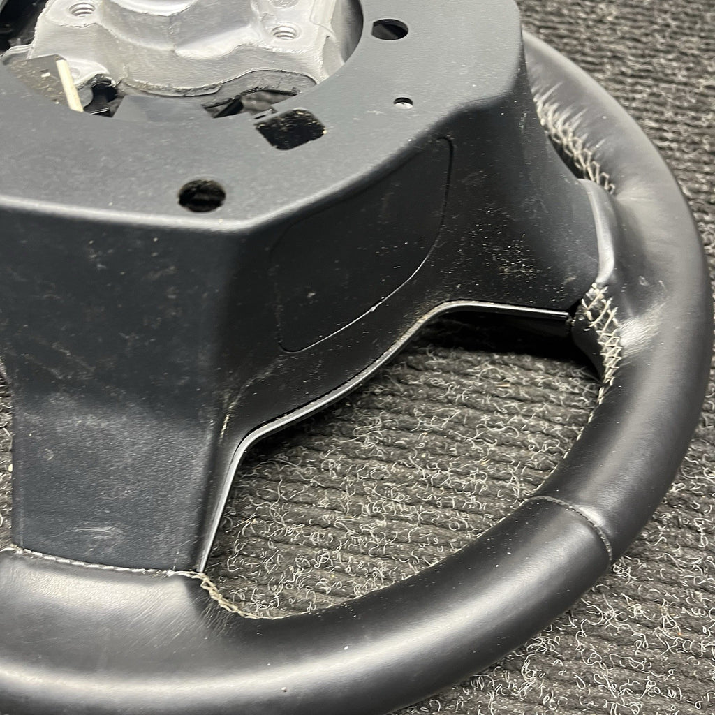 ☑️ 22-24 TOYOTA GR86 STEERING WHEEL LEATHER BLACK OEM MANUAL GS131-16410