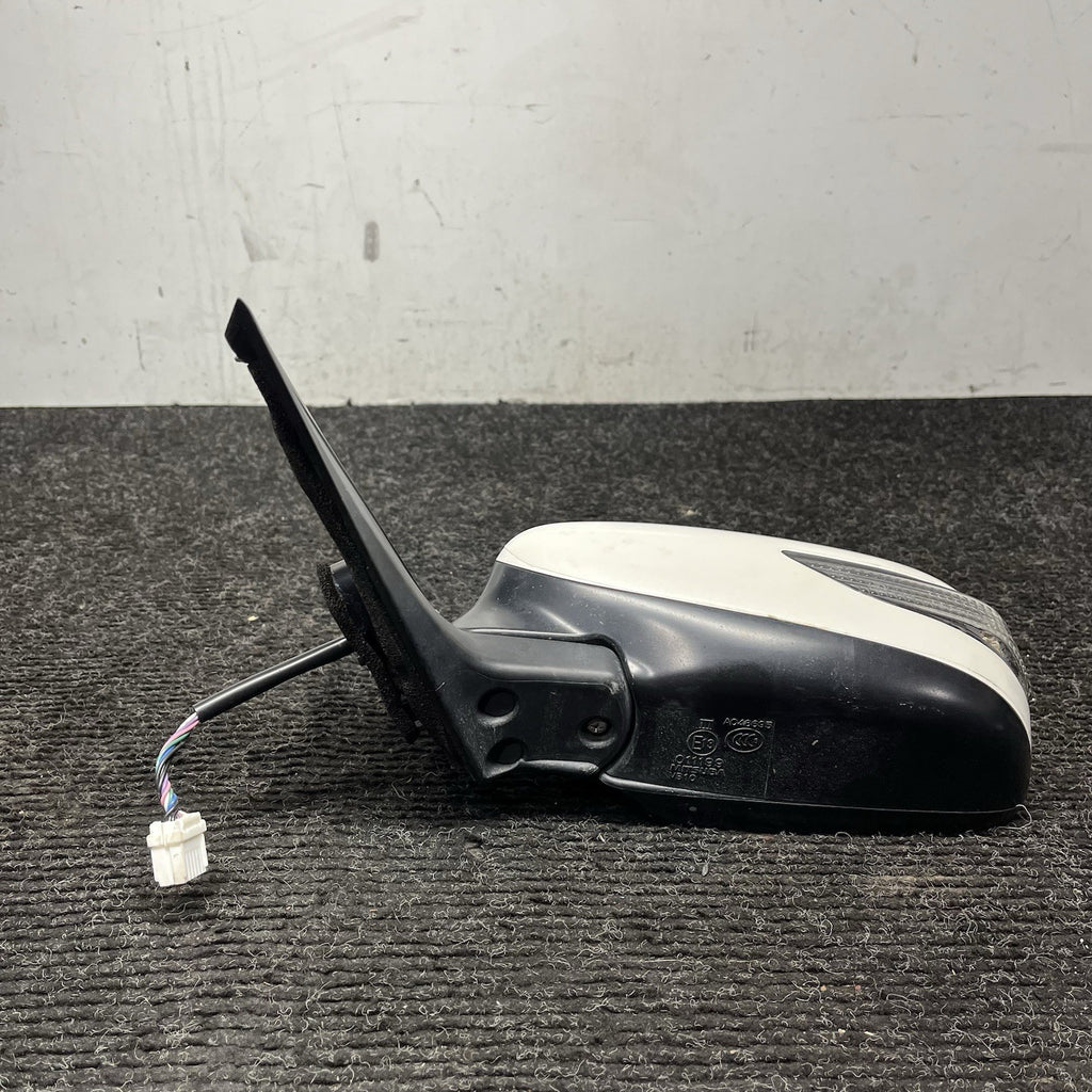 ☑️ 2008-2014 Subaru WRX STI LH Left Driver Door Mirror DGM White OEM