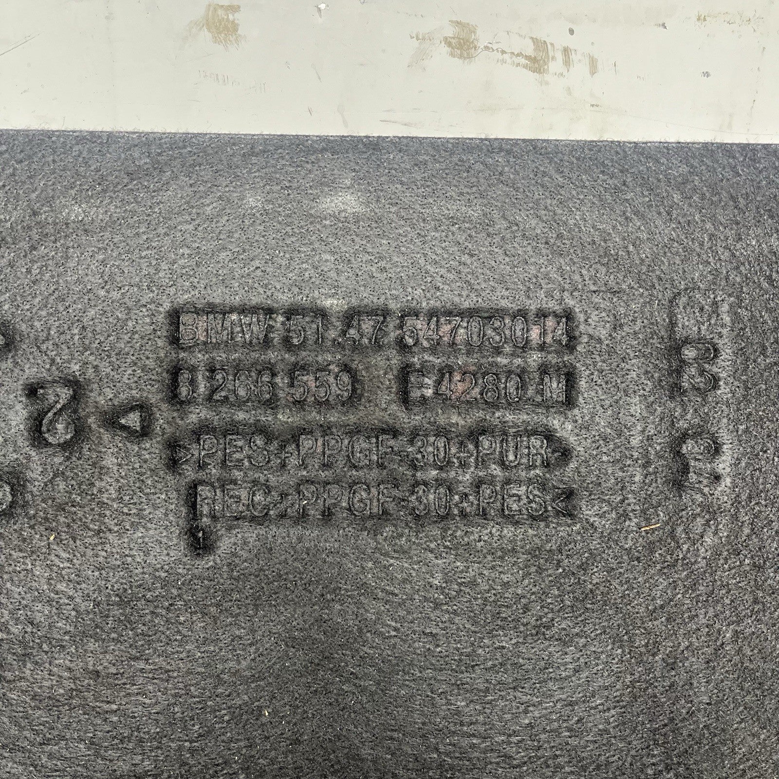 ☑️ 99-06 BMW E46 325 330 M3 Rear Trunk Floor Spare Cover Mat Carpet OEM
