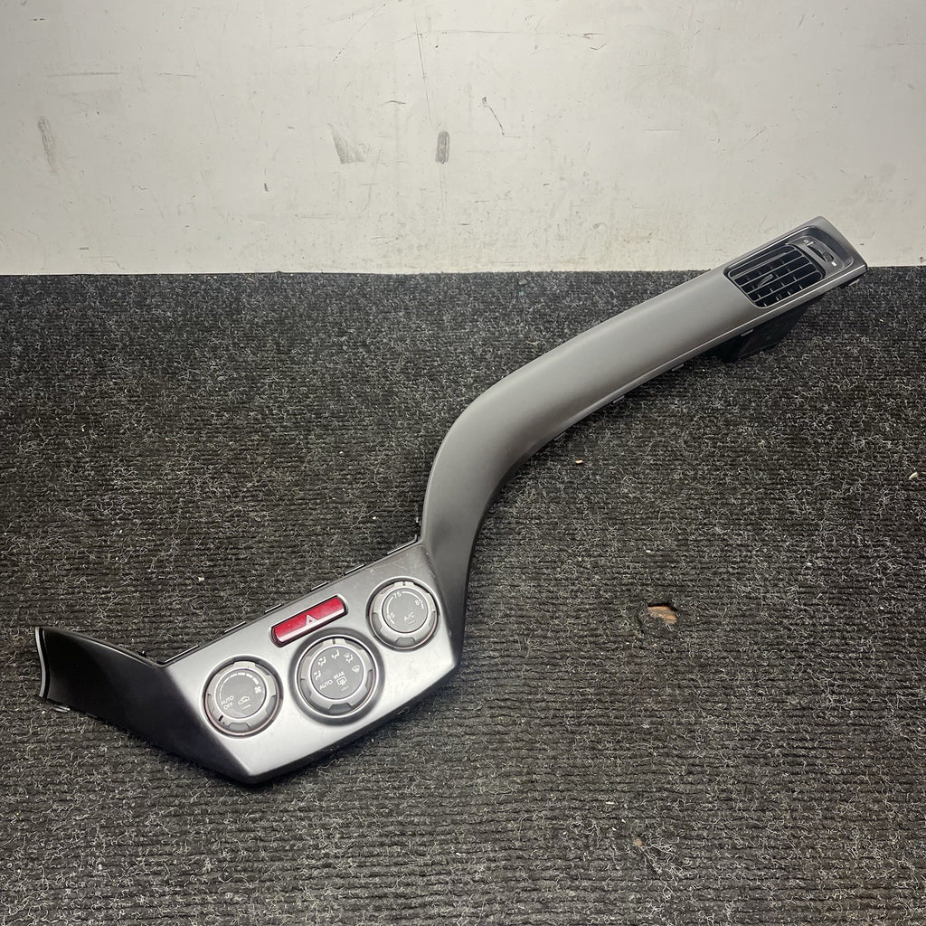 ☑️ 11-14 SUBARU WRX STI OEM DARK GRAY CENTER DASH TRIM W/ HVAC CONTROLS RH VENT