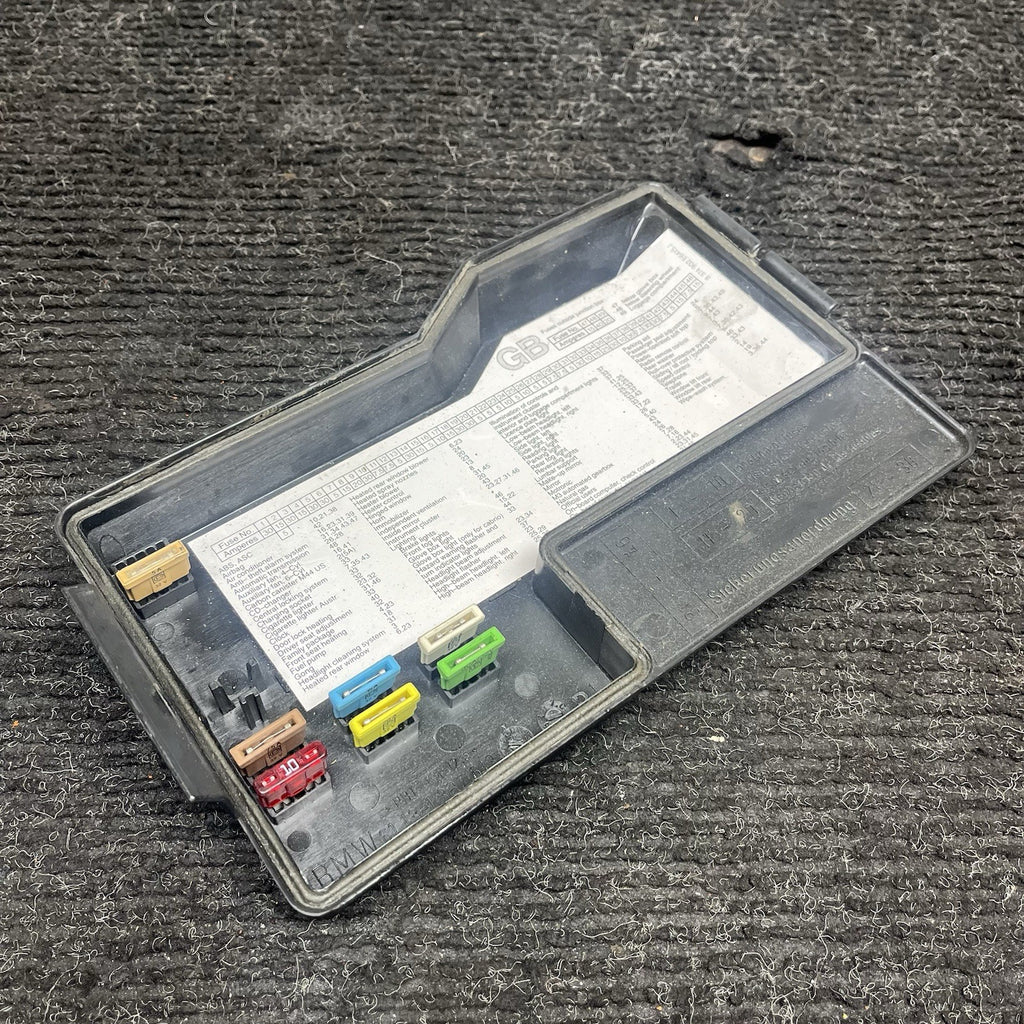 ☑️ 1995-1999 BMW M3 E36 ENGINE BAY POWER FUSE BOX COVER LID OEM 1387613