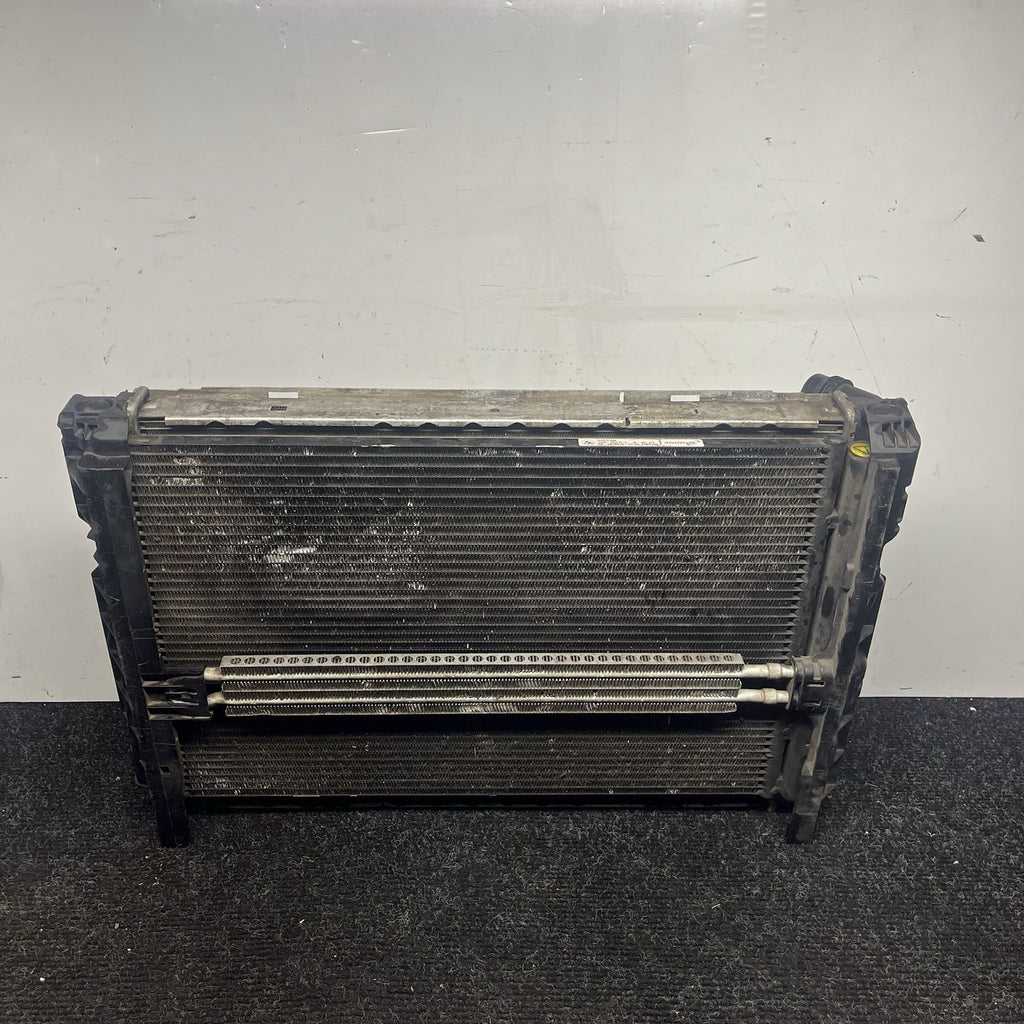 ☑️ 08-13 BMW E90 E92 E93 M3 S65 Main Radiators AC Condenser Assembly OEM